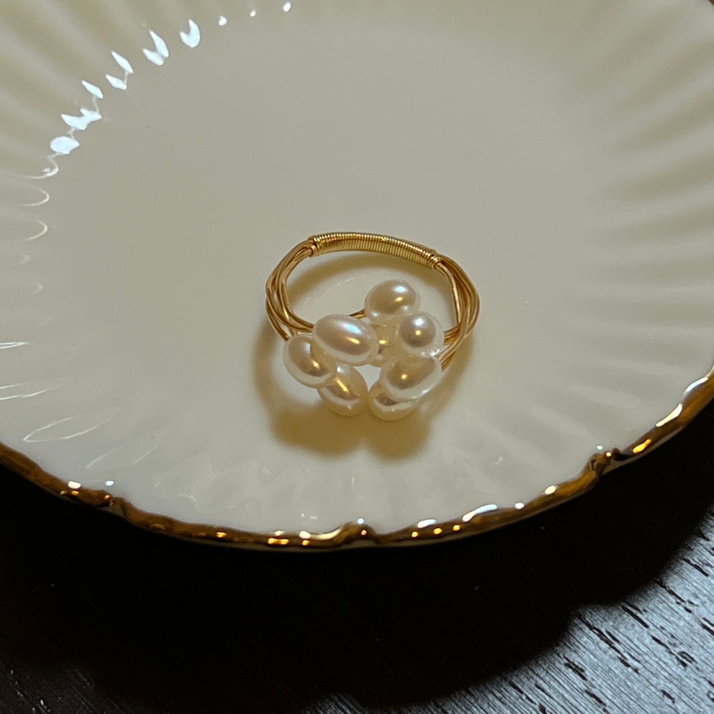 Collection Ephemeral - Pearl rings