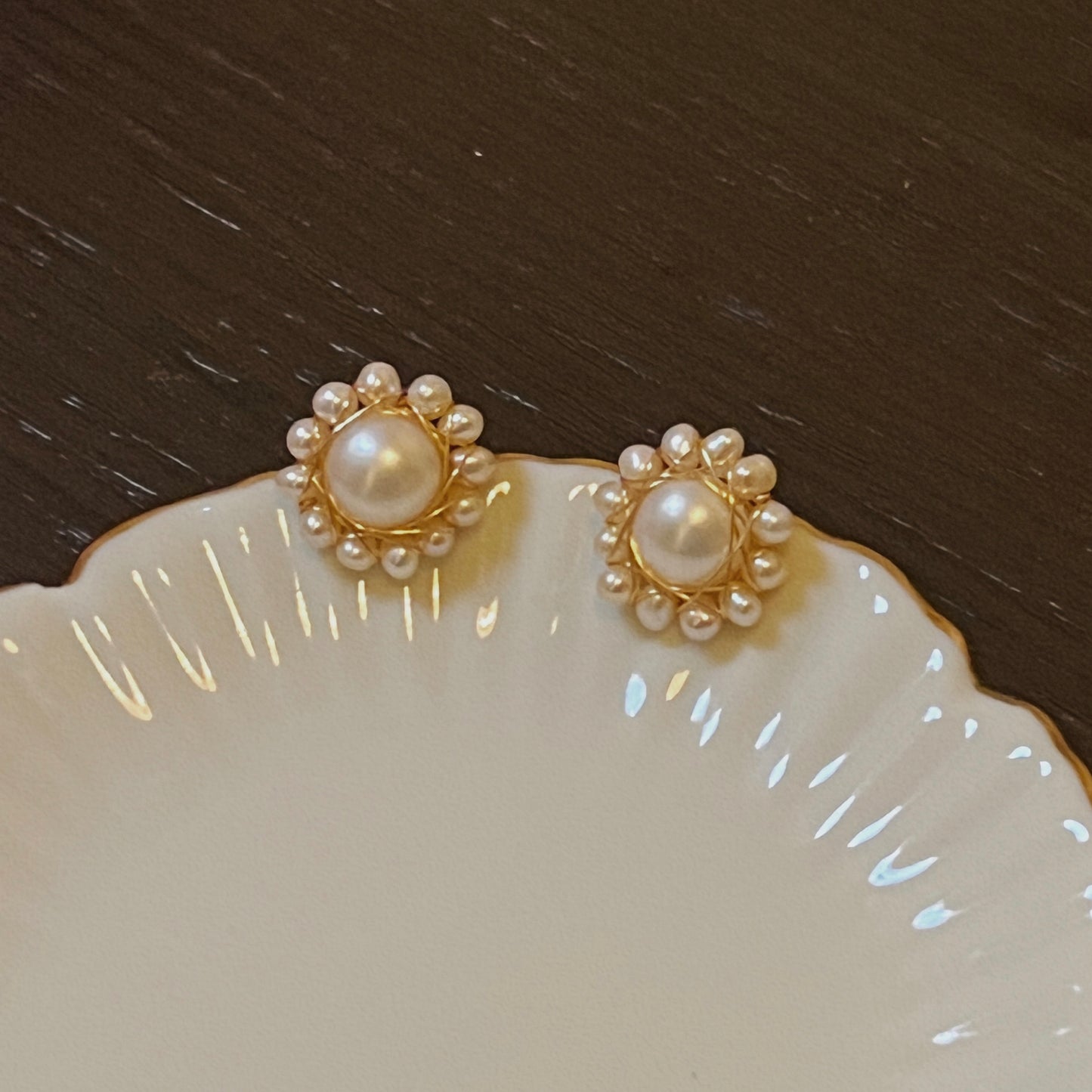Collection Ephemeral - Pearl earrings