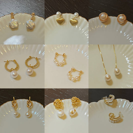 Collection Ephemeral - Pearl earrings