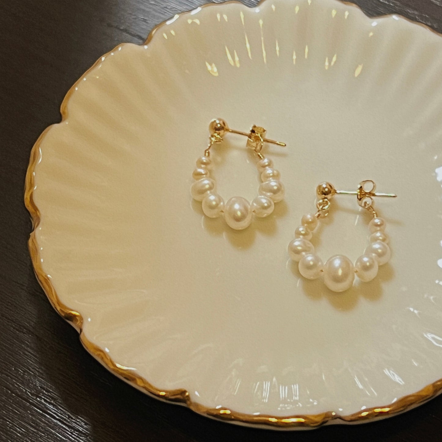 Collection Ephemeral - Pearl earrings