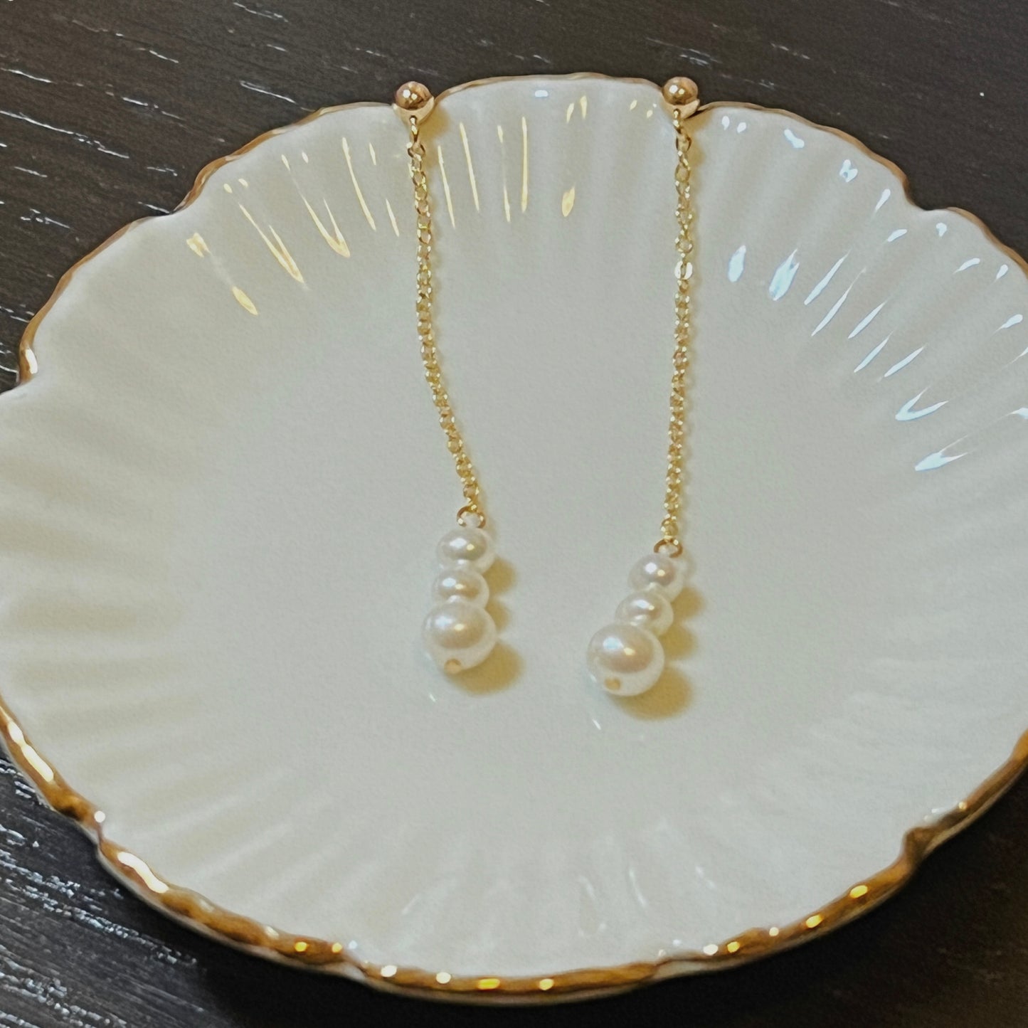 Collection Ephemeral - Pearl earrings