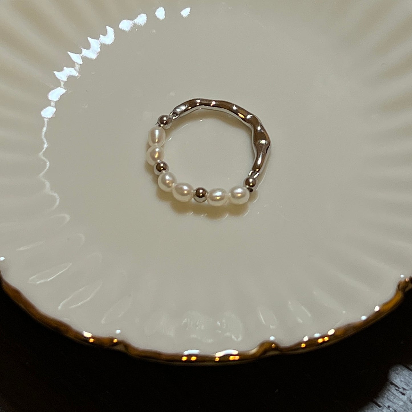 Collection Ephemeral - Pearl rings