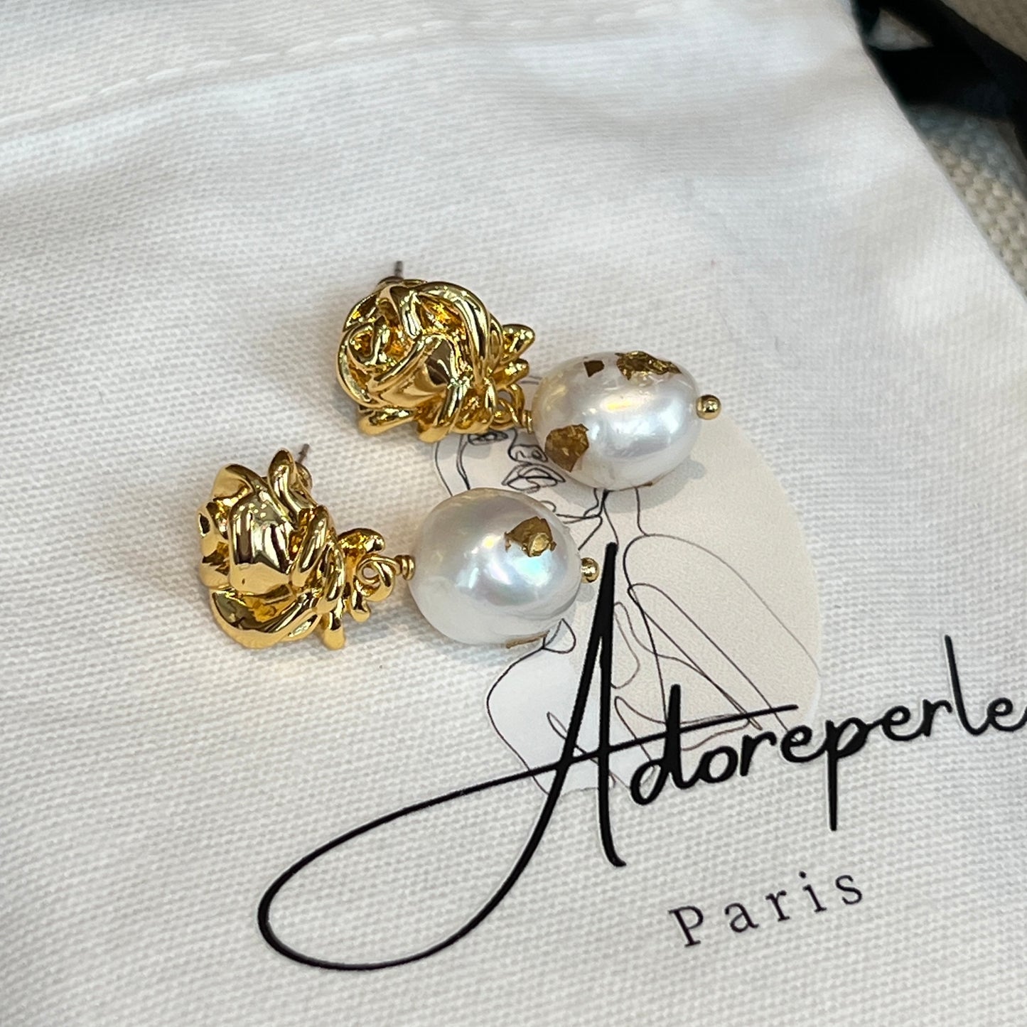 Earrings Rose