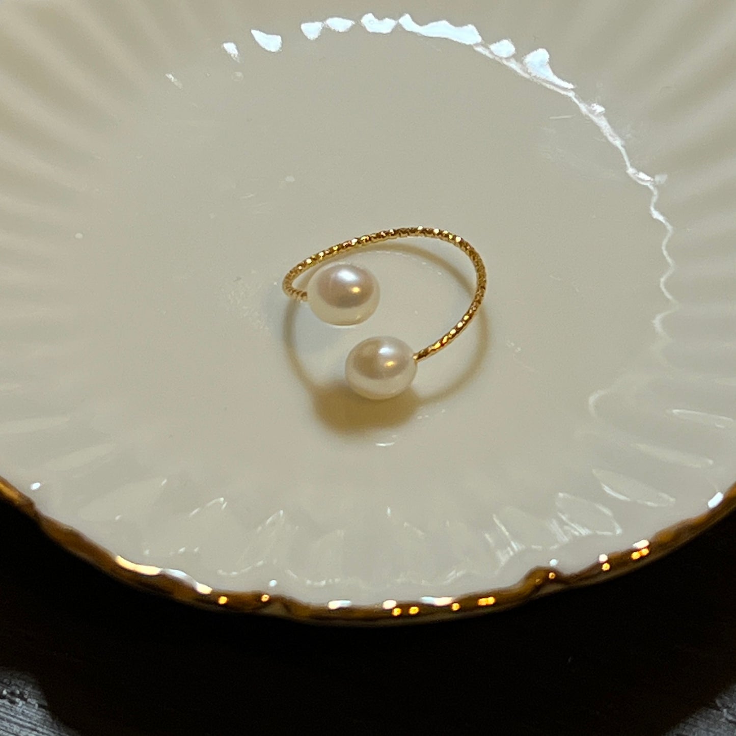 Collection Ephemeral - Pearl rings