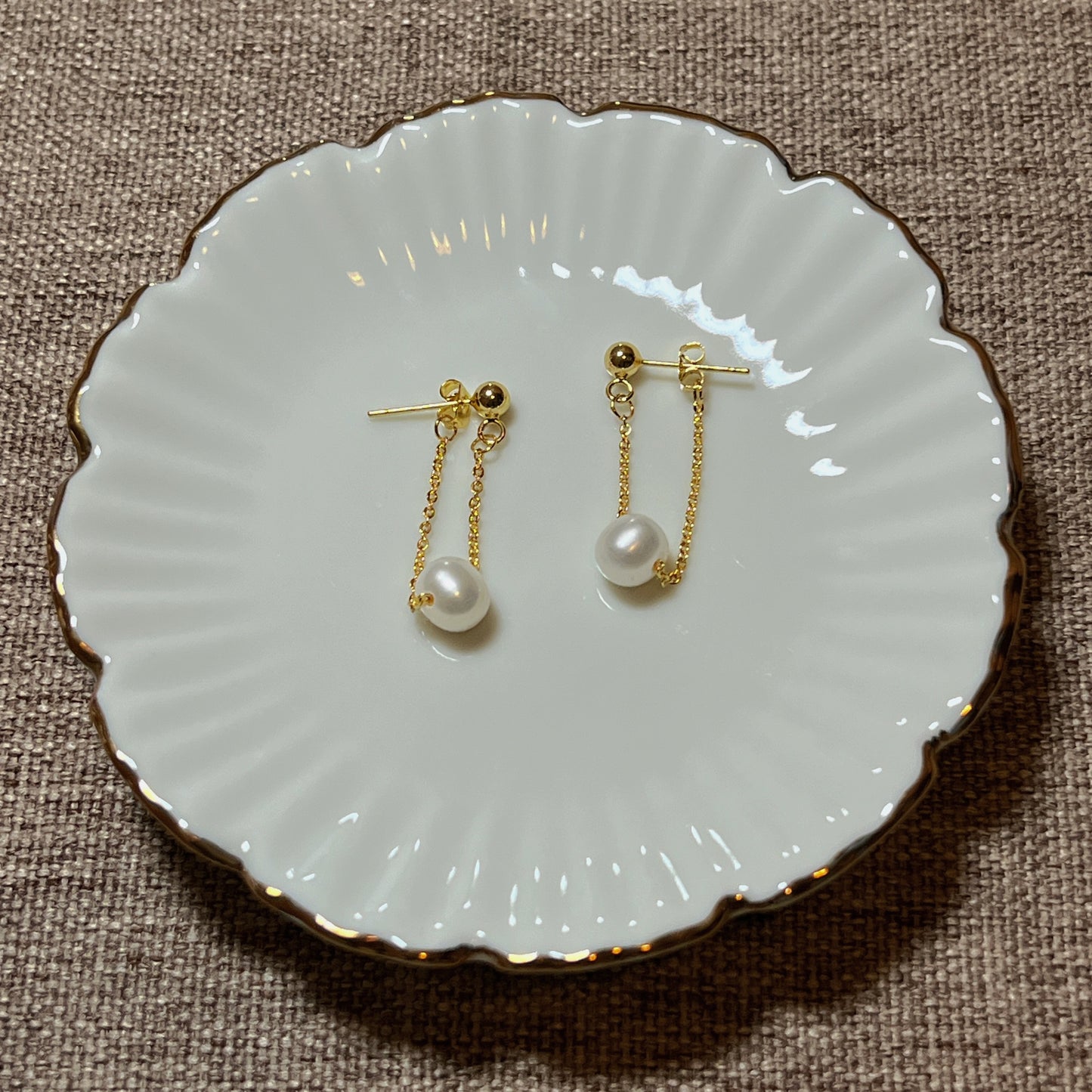 Collection Ephemeral - Pearl earrings