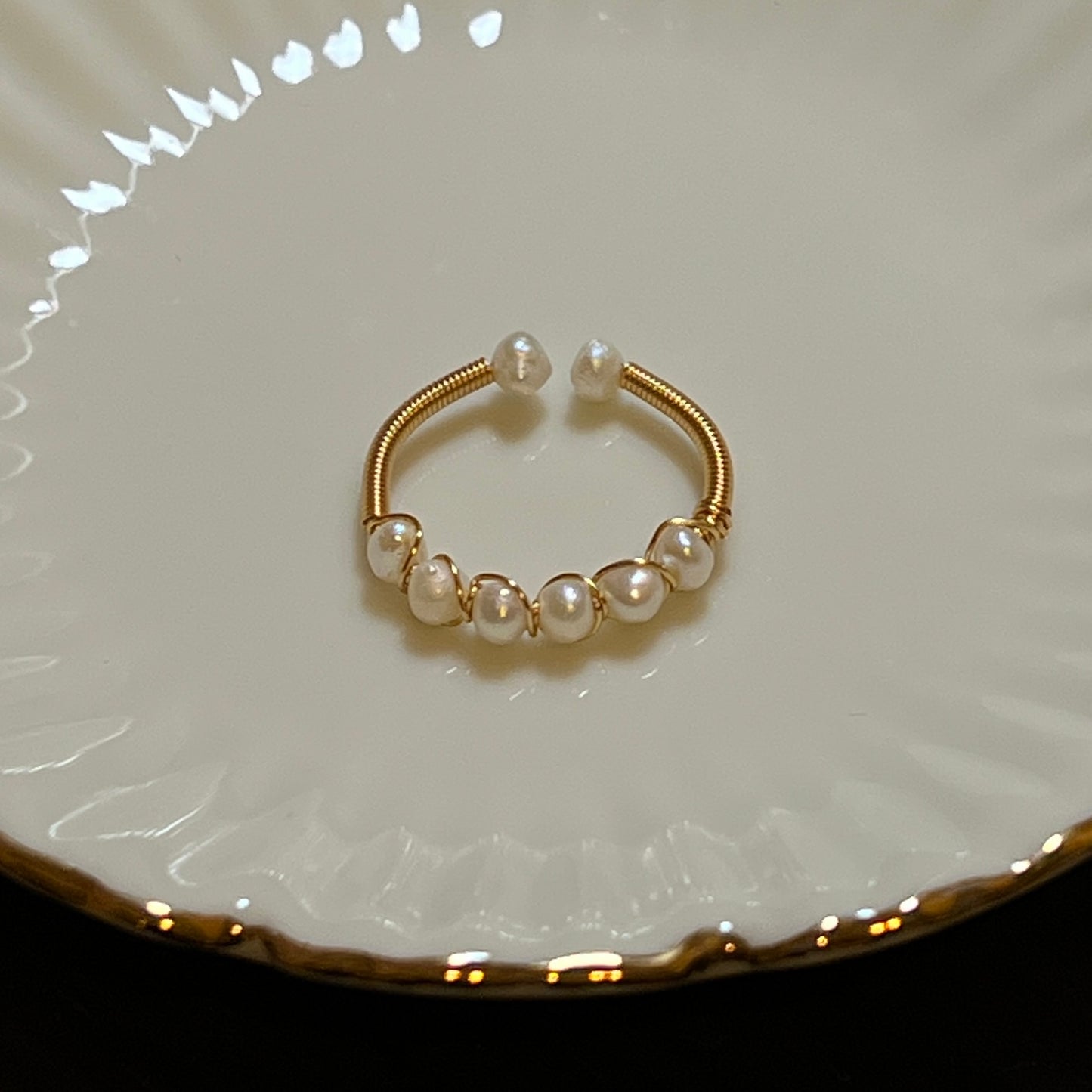 Collection Ephemeral - Pearl rings