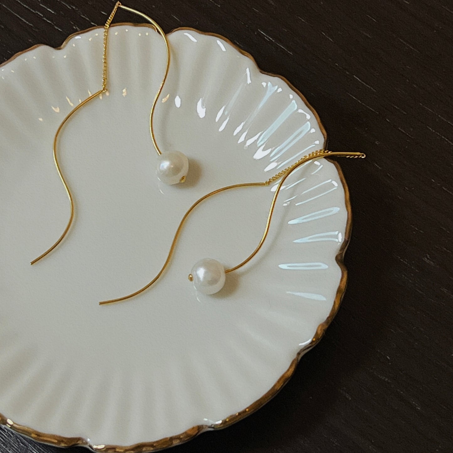 Collection Ephemeral - Pearl earrings