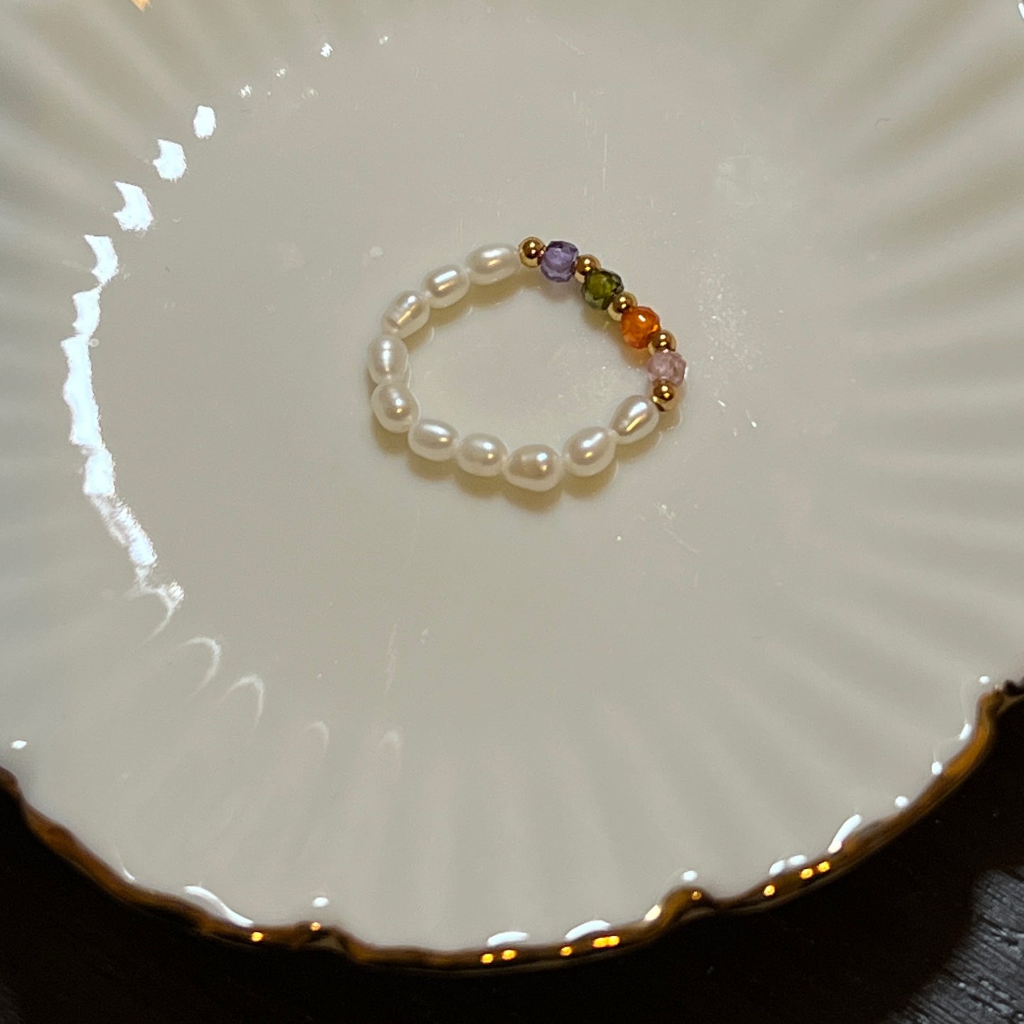 Collection Ephemeral - Pearl rings