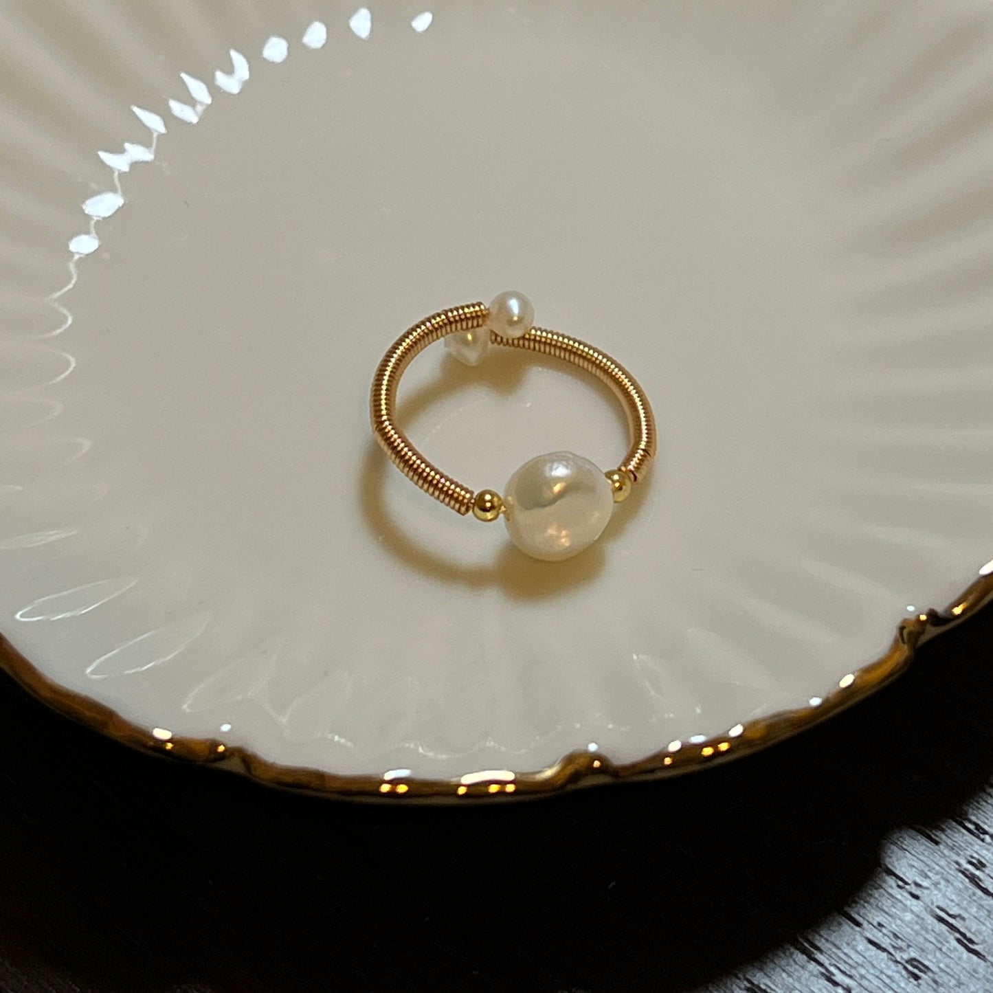 Collection Ephemeral - Pearl rings