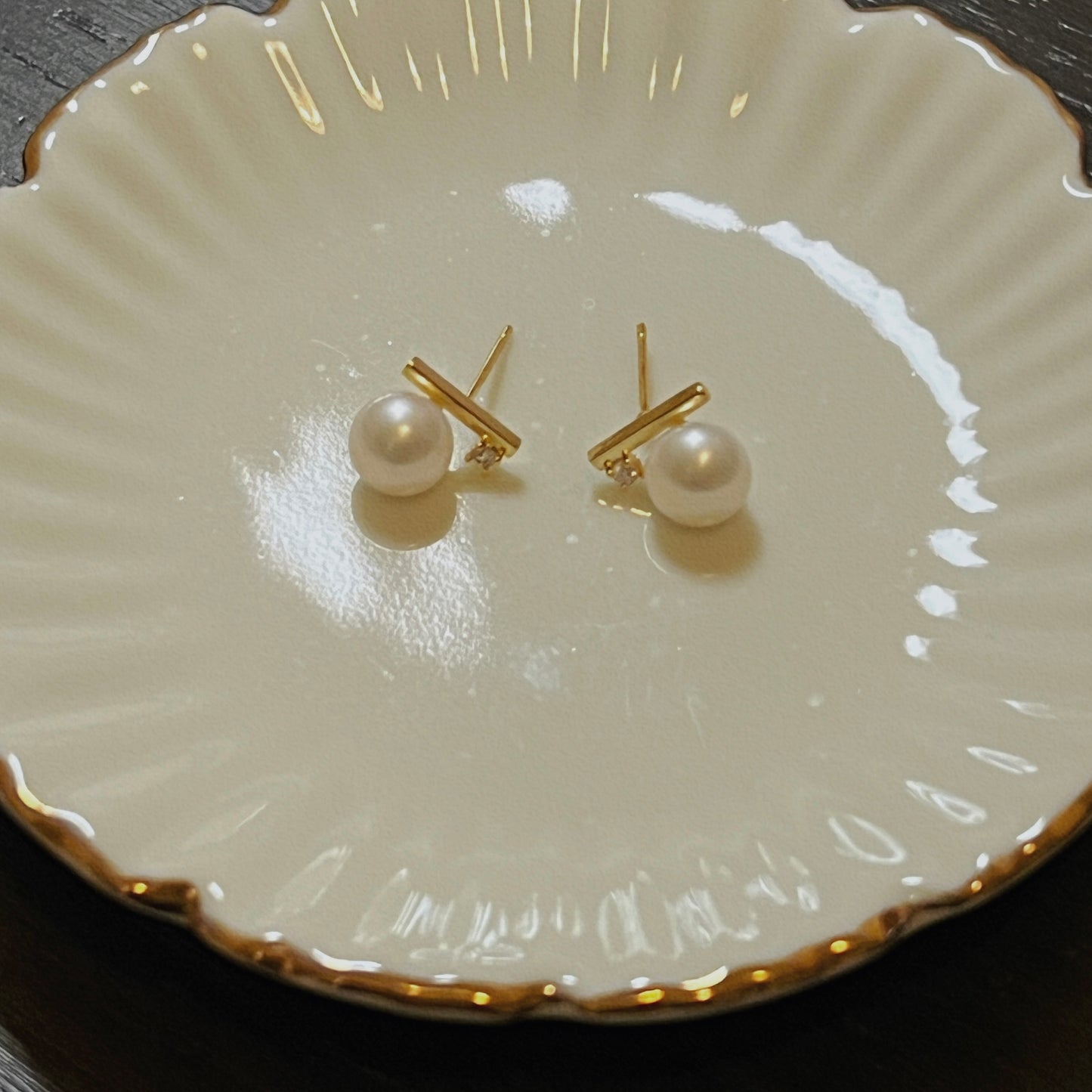 Collection Ephemeral - Pearl earrings