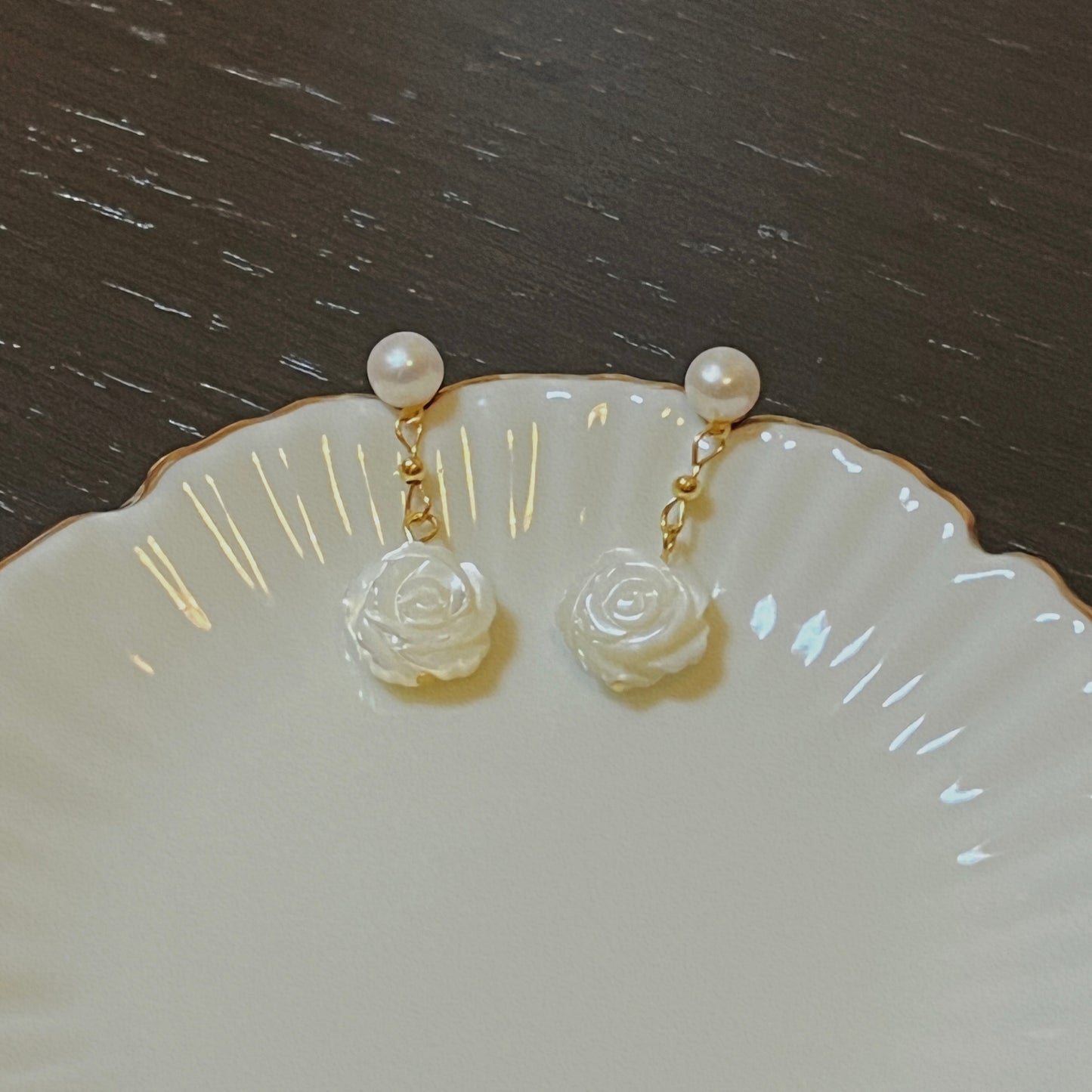 Collection Ephemeral - Pearl earrings