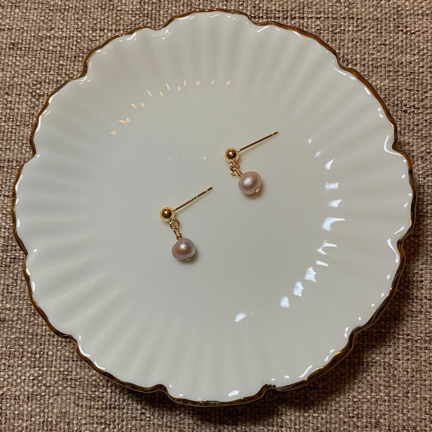 Collection Ephemeral - Pearl earrings