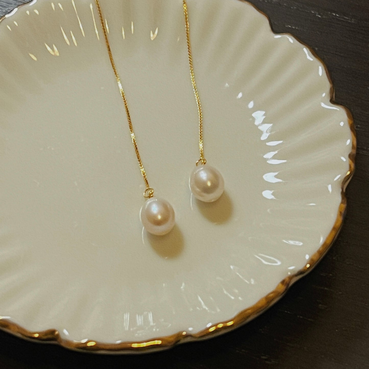 Collection Ephemeral - Pearl earrings