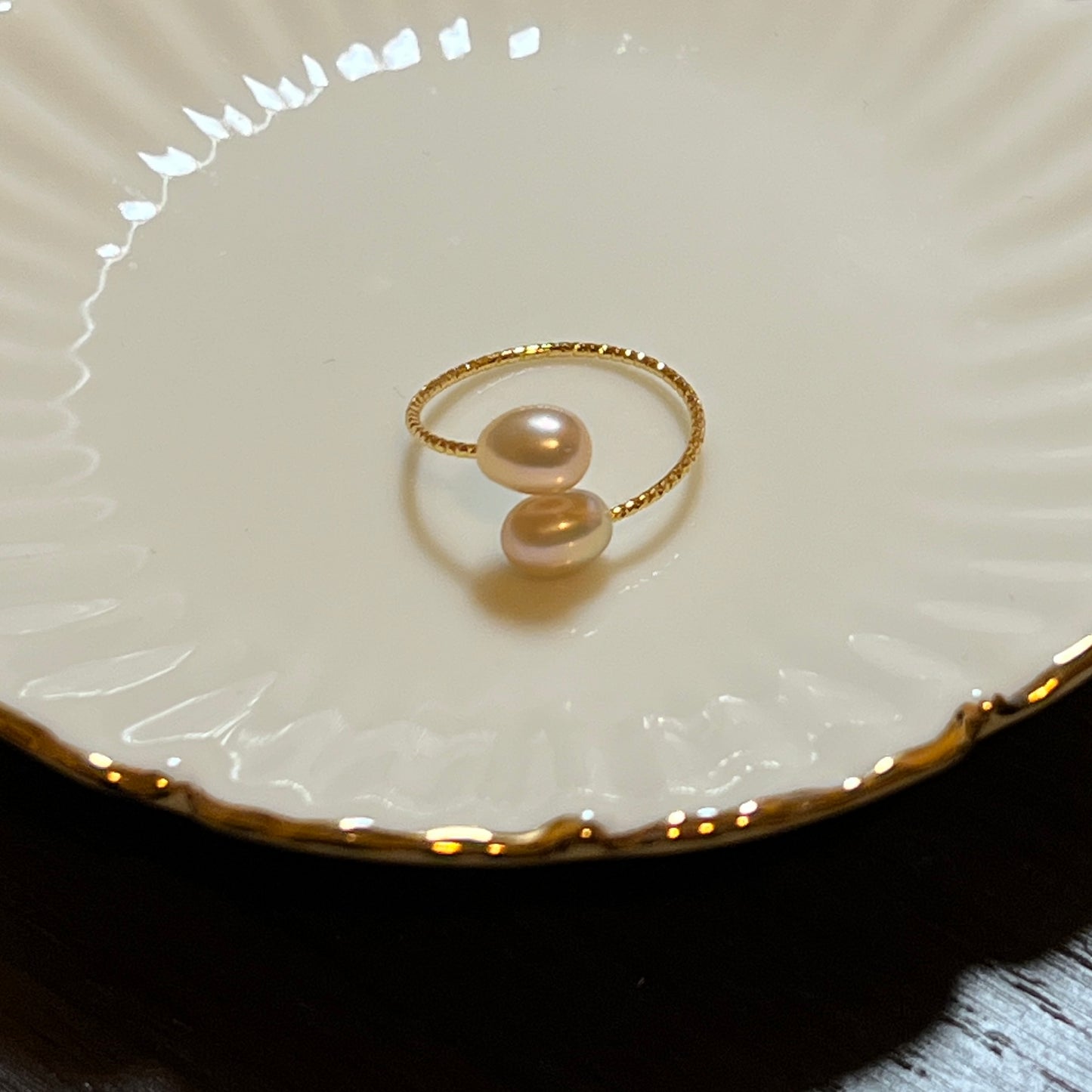 Collection Ephemeral - Pearl rings