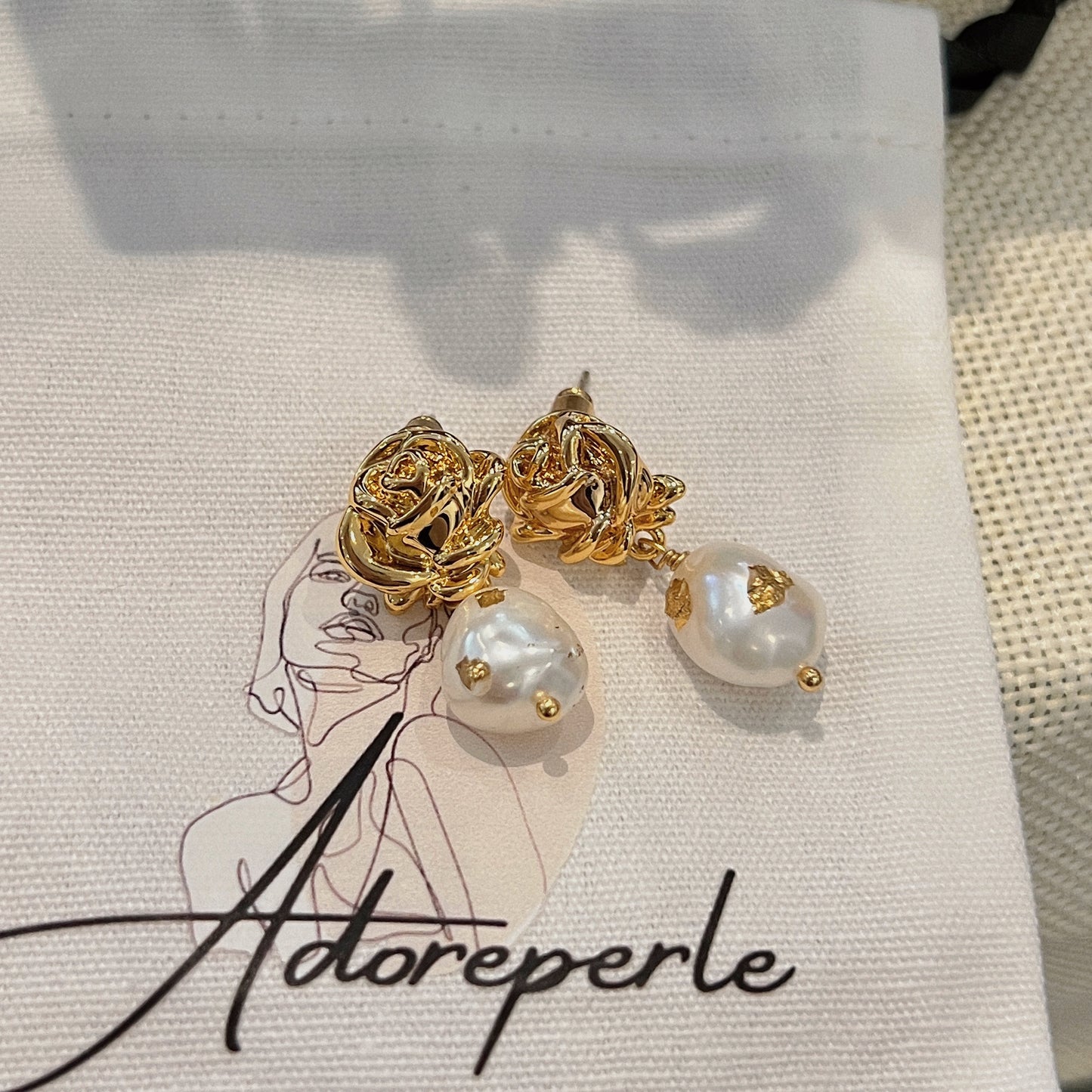 Earrings Rose