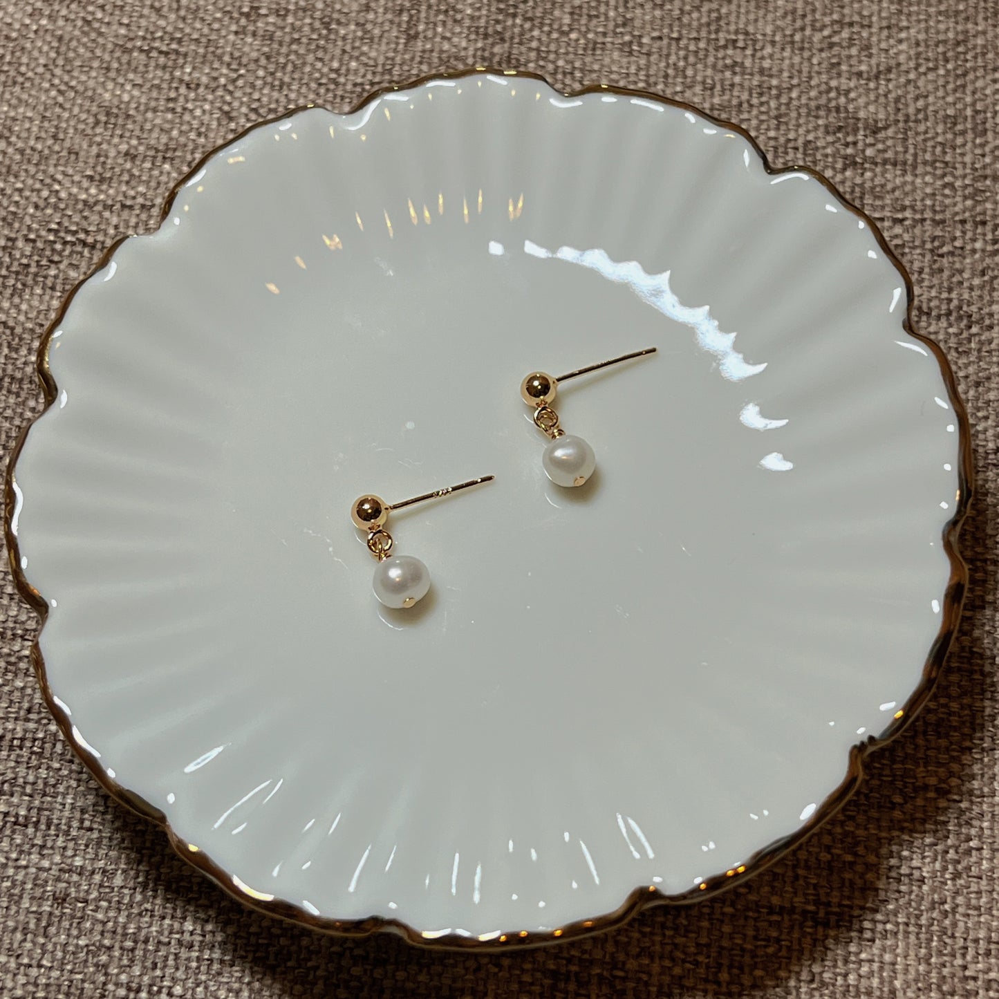 Collection Ephemeral - Pearl earrings