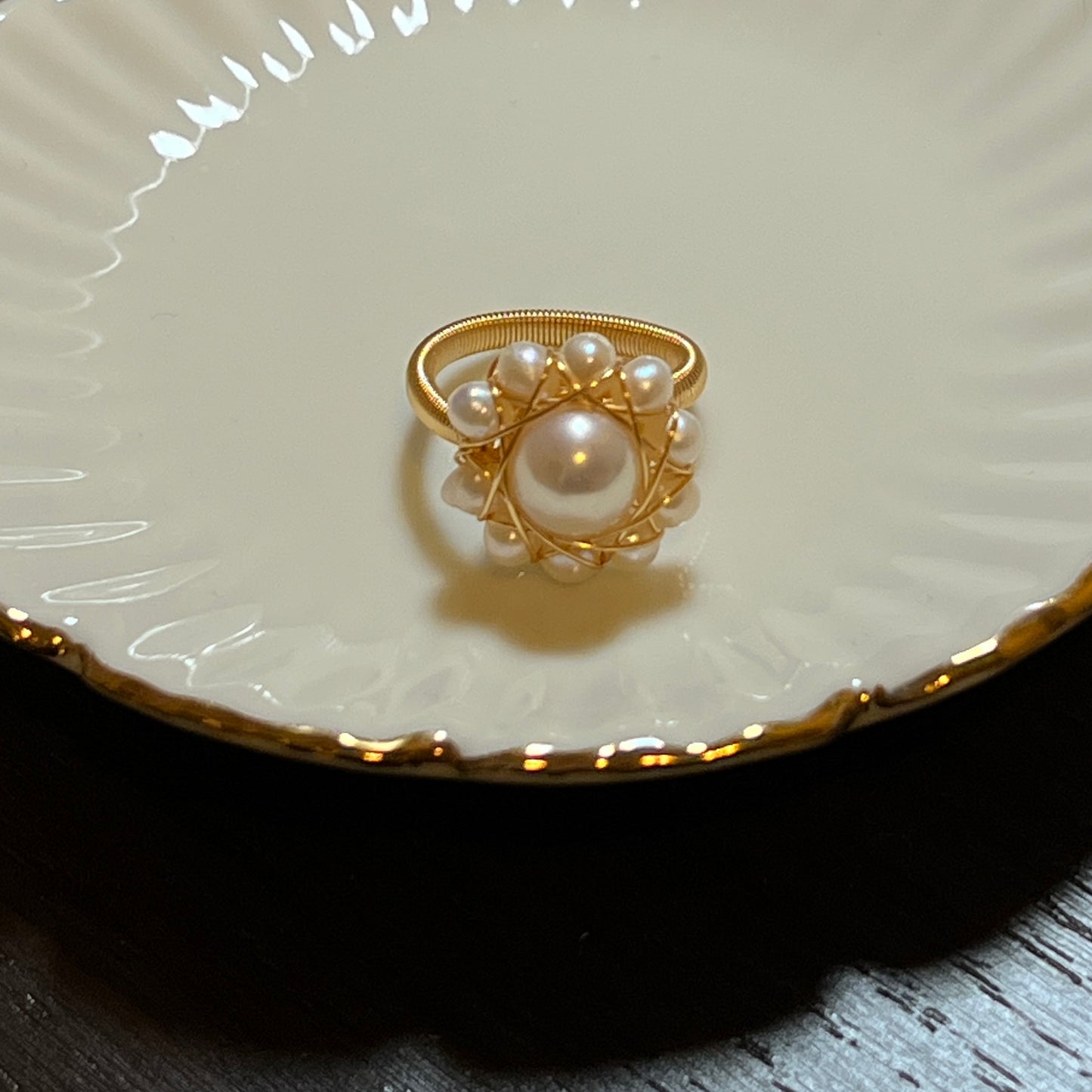 Collection Ephemeral - Pearl rings