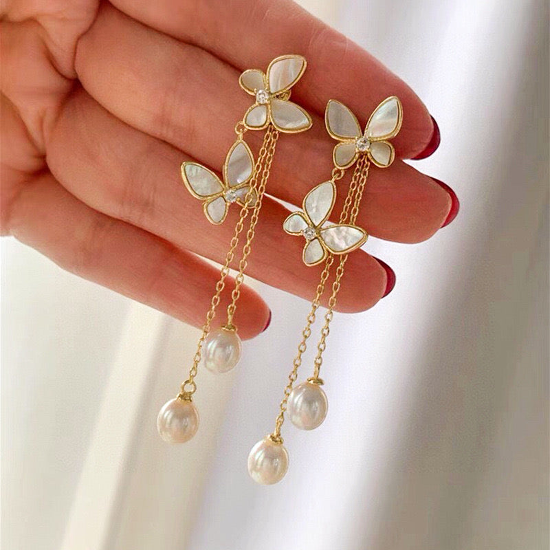 Collection Ephemeral - Pearl earrings