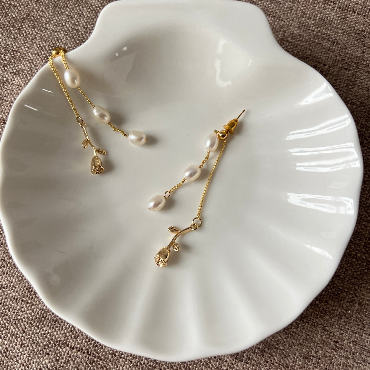 Collection Ephemeral - Pearl earrings