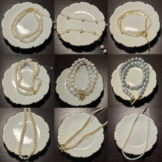 Collection Ephemeral - Pearl necklaces
