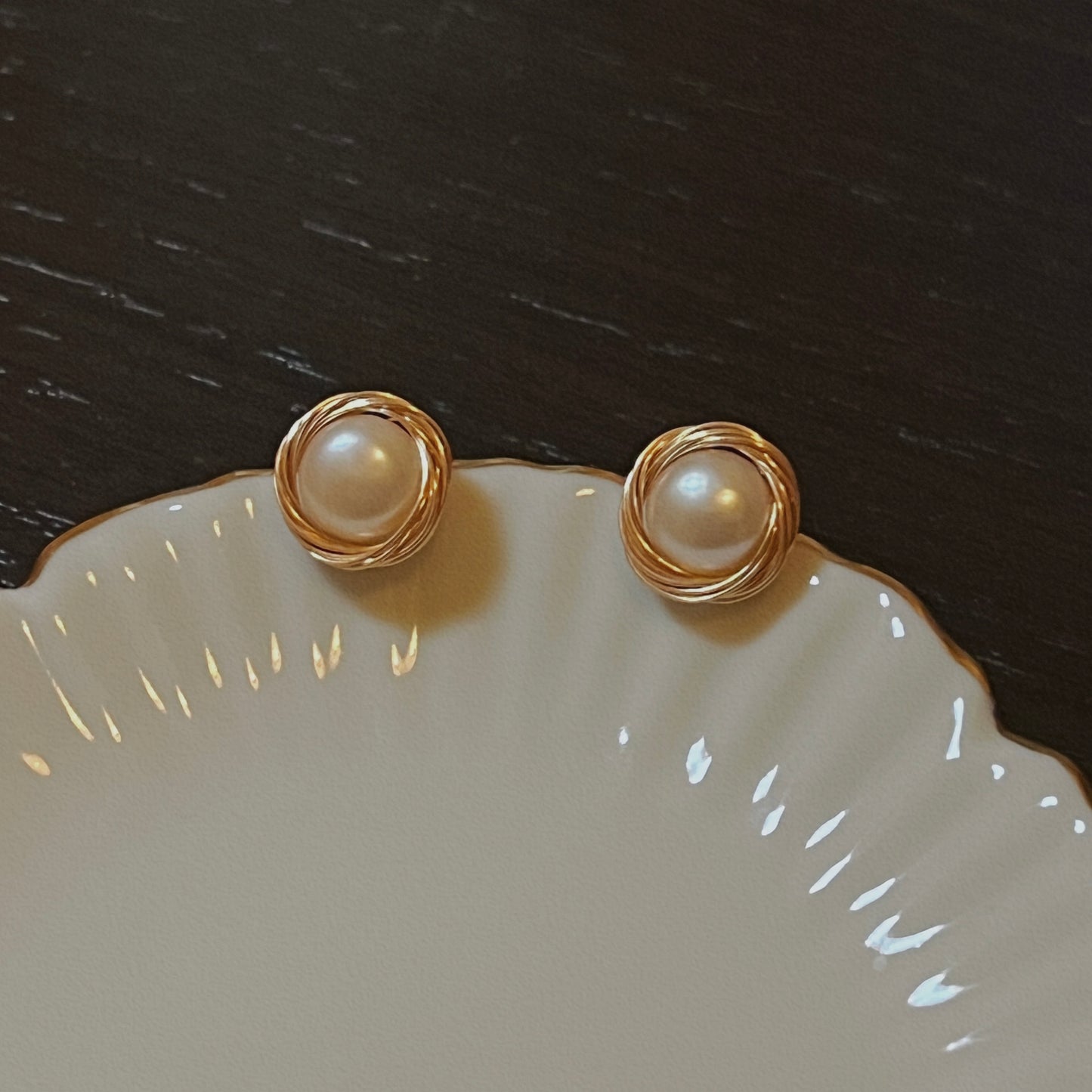 Collection Ephemeral - Pearl earrings