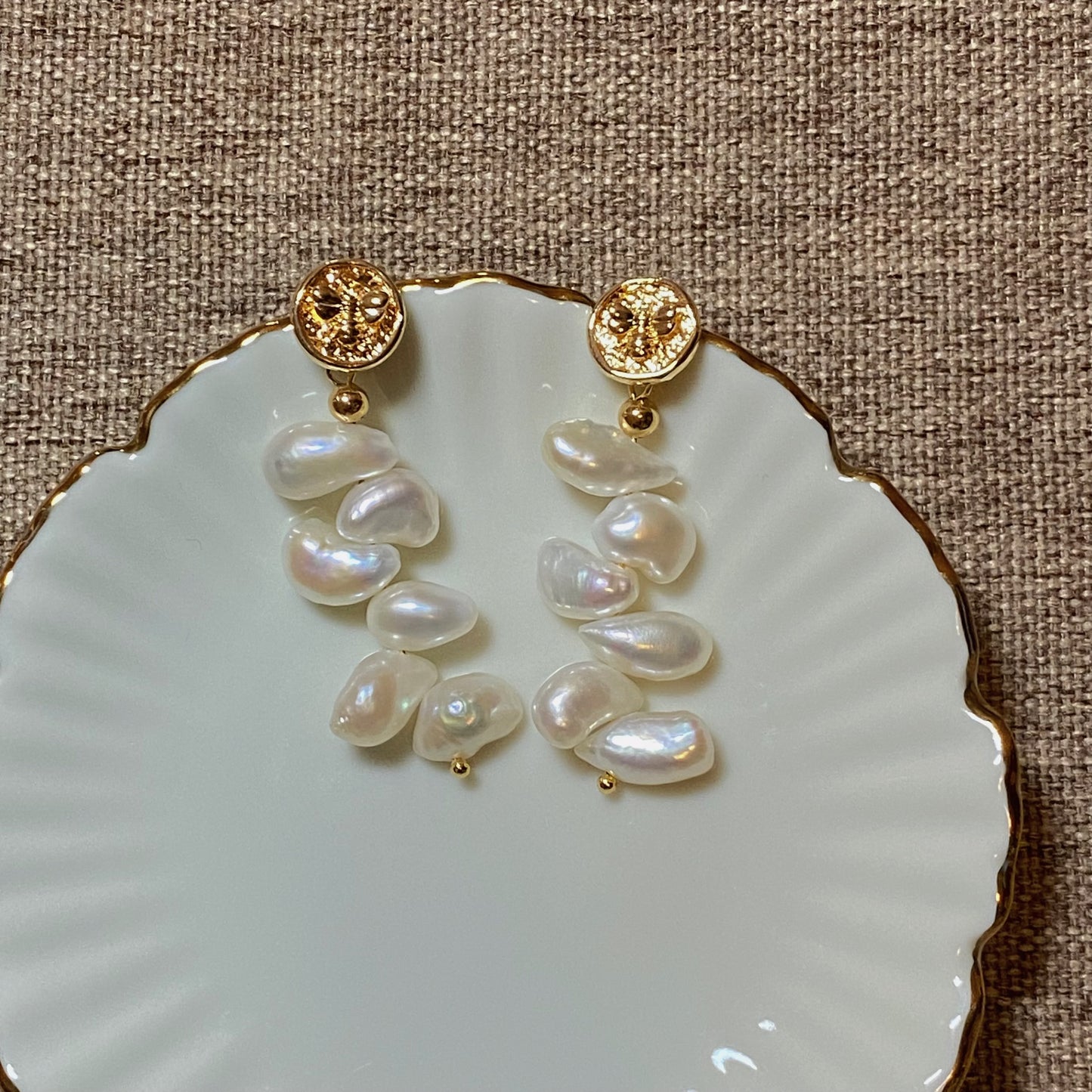 Collection Ephemeral - Pearl earrings