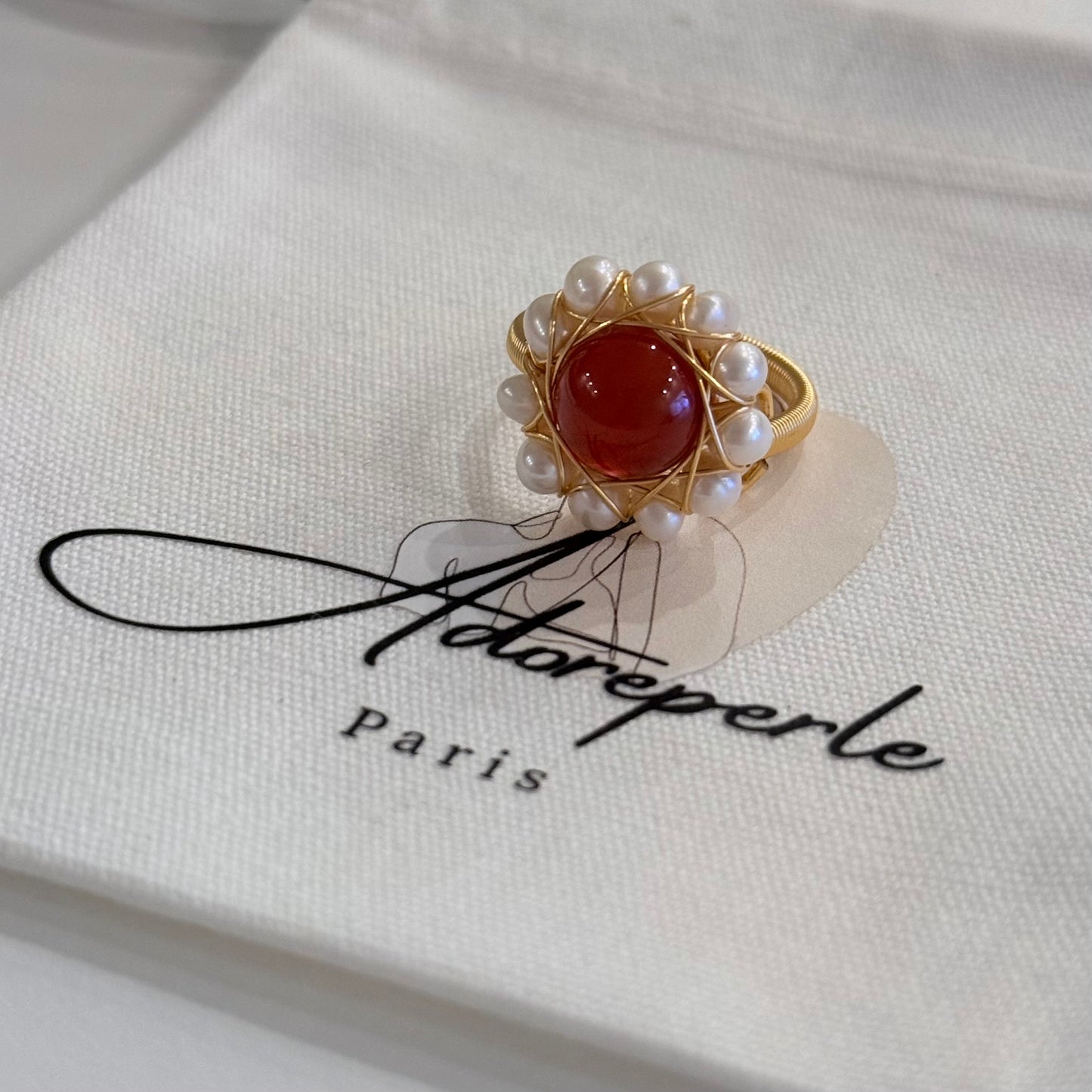 The Marais Collection — Pearl rings