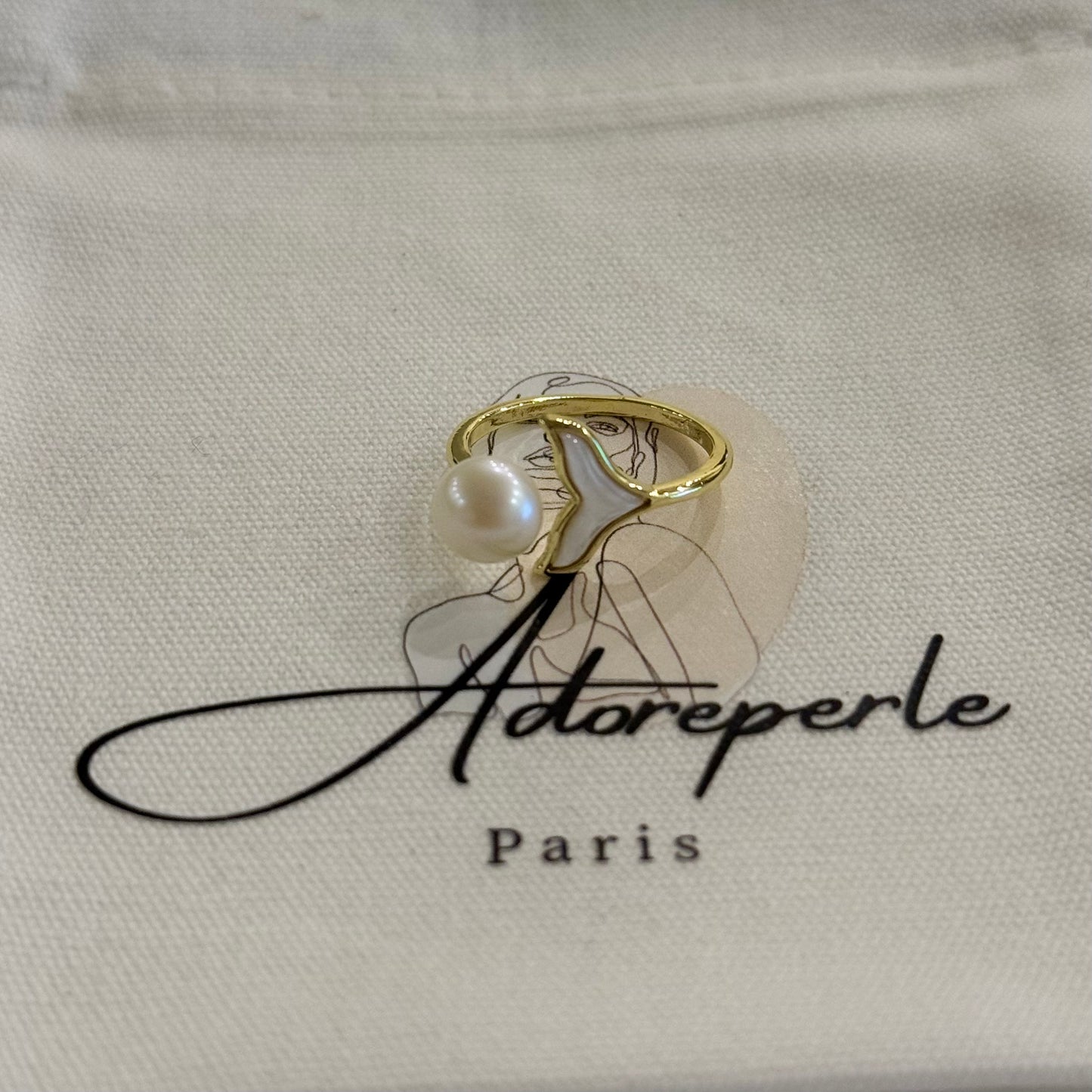 The Marais Collection — Pearl rings