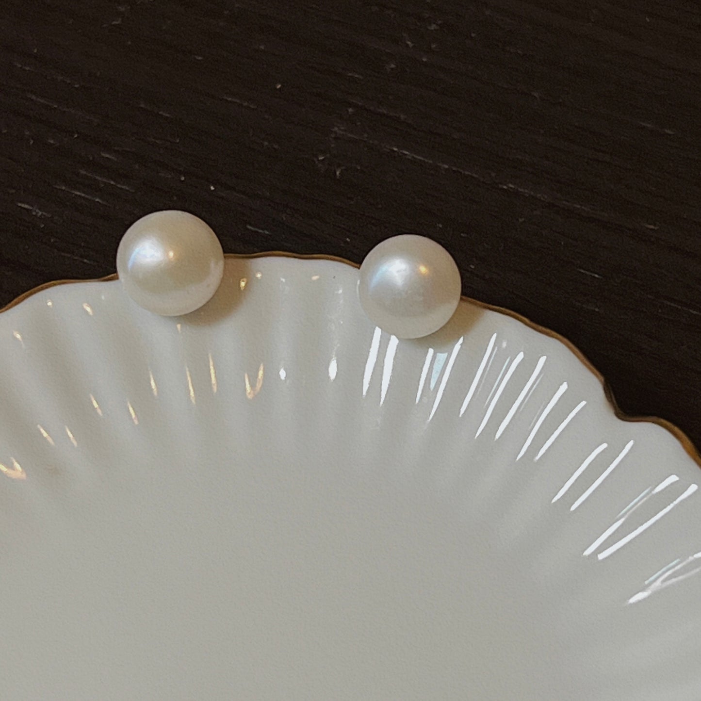 Collection Ephemeral - Pearl earrings