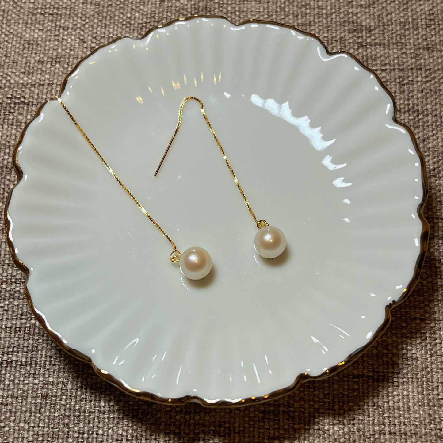 Collection Ephemeral - Pearl earrings