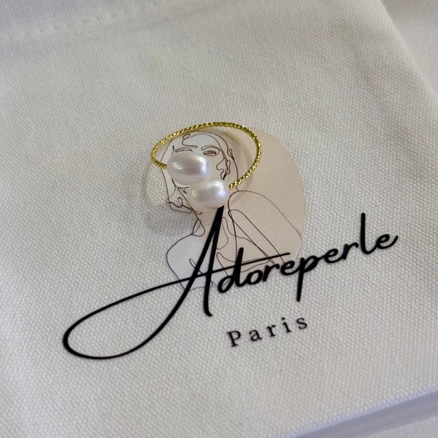 The Marais Collection — Pearl rings