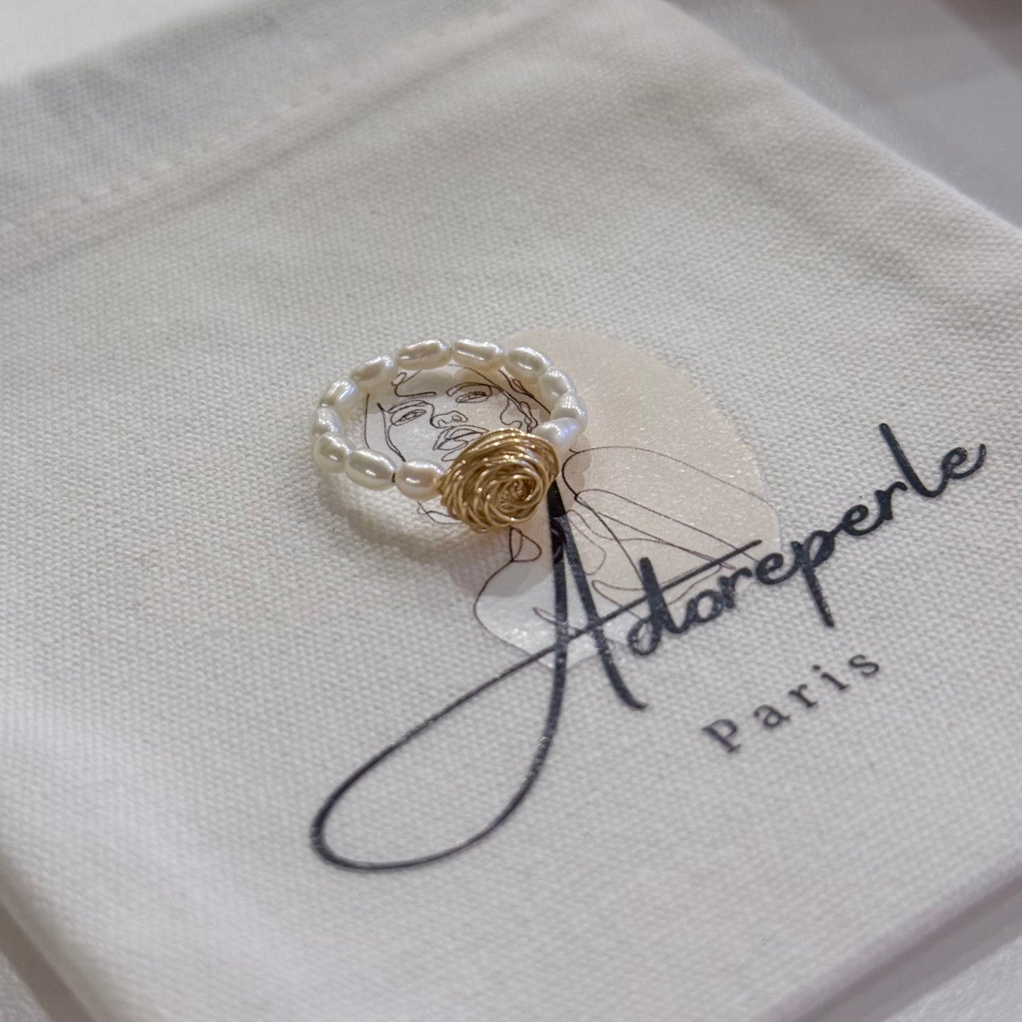 The Marais Collection — Pearl rings