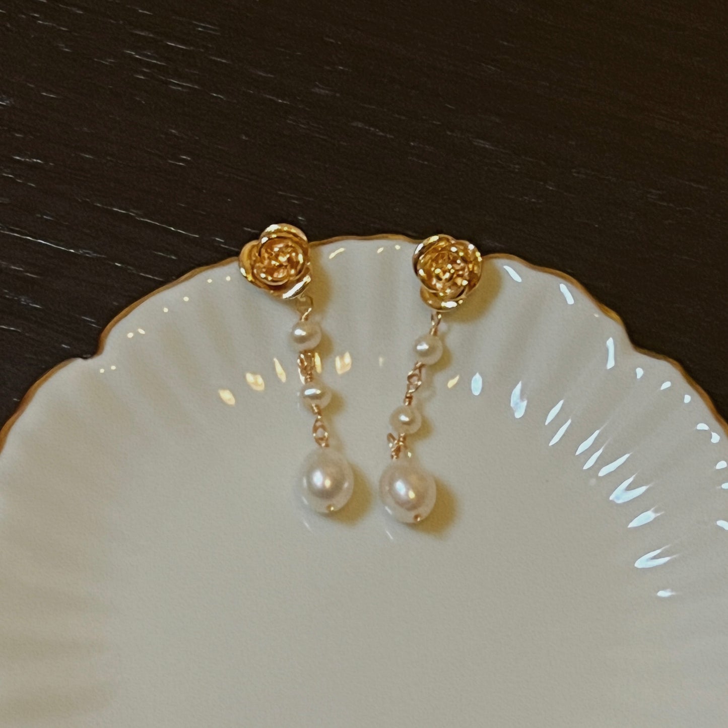 Collection Ephemeral - Pearl earrings