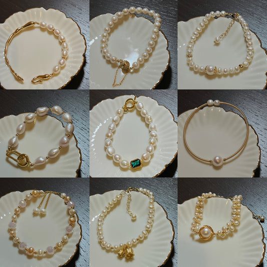 Collection Ephemeral - Pearl bracelets