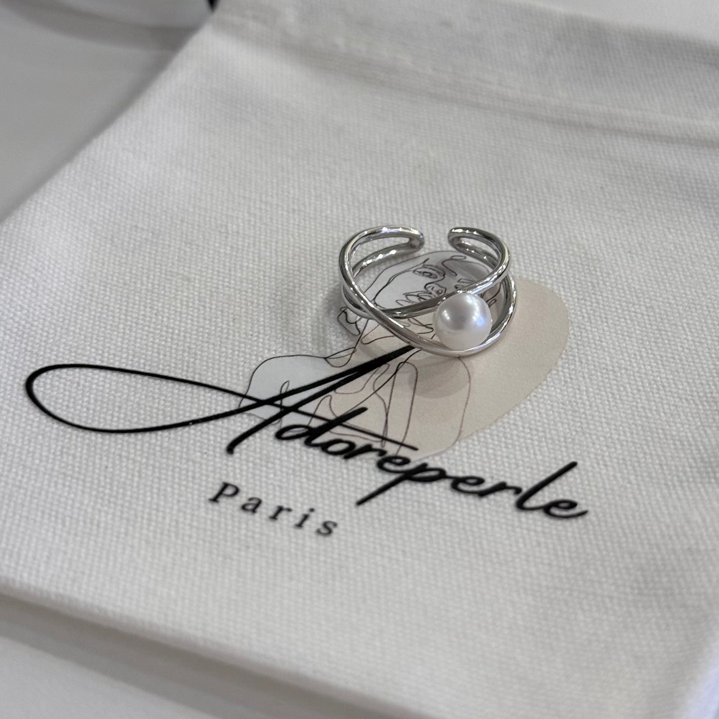 The Marais Collection — Pearl rings