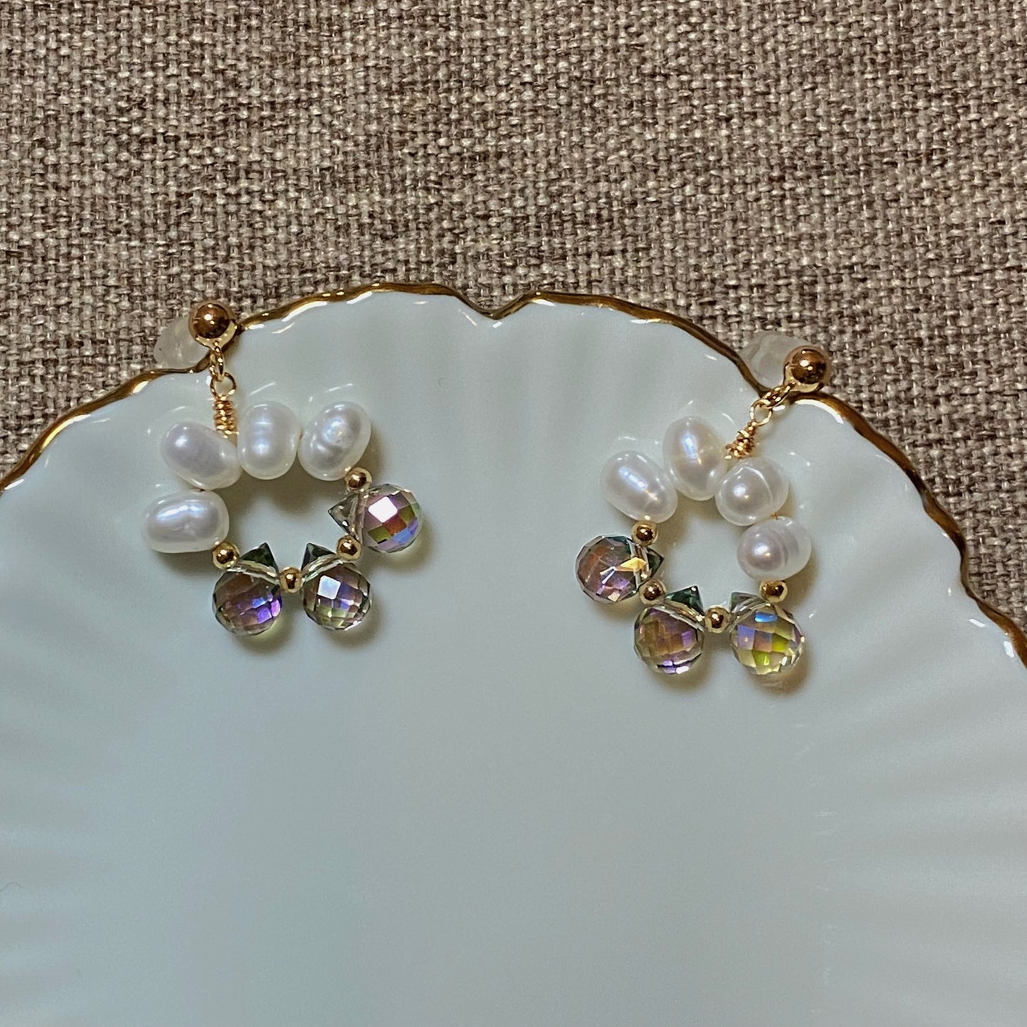 Collection Ephemeral - Pearl earrings