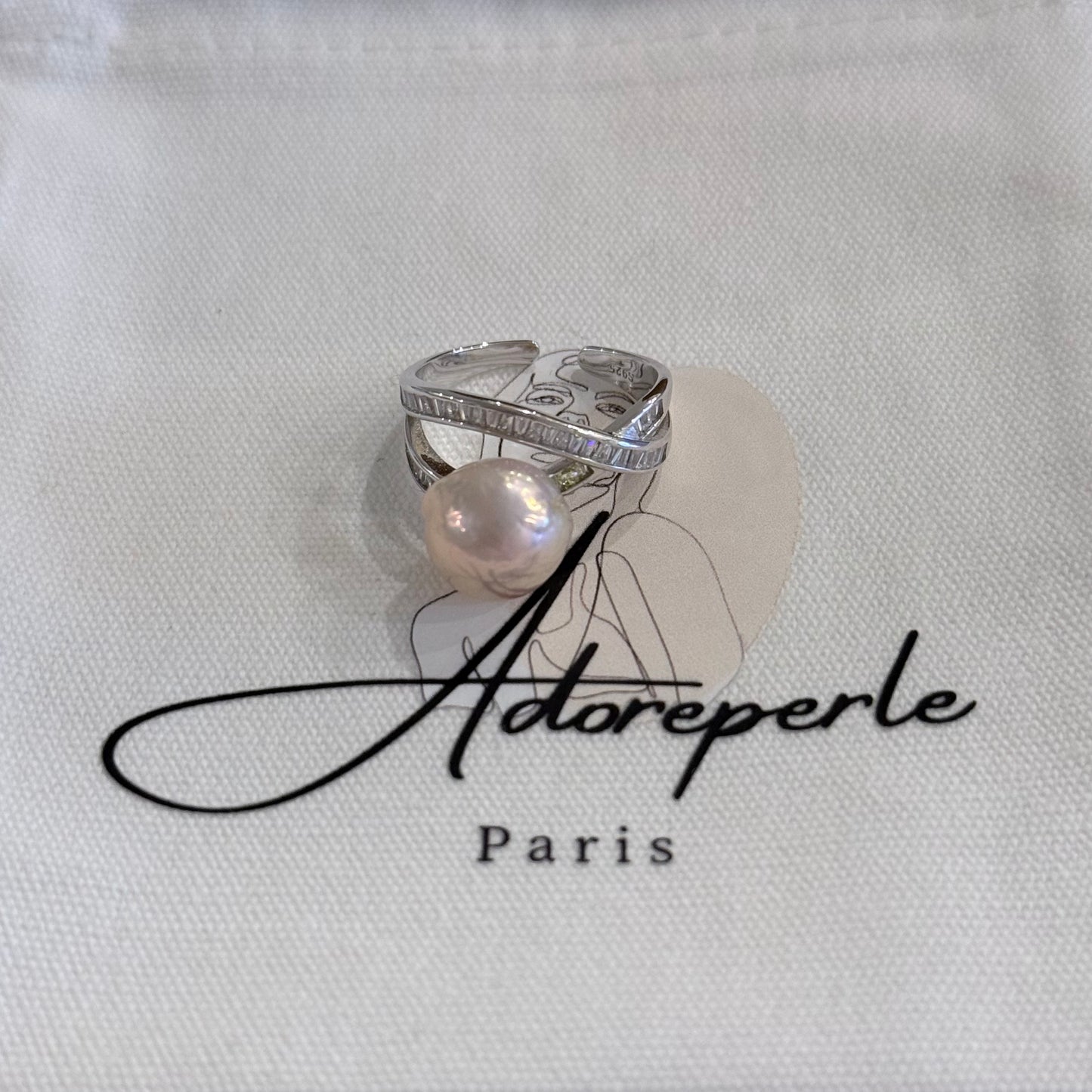 The Marais Collection — Pearl rings