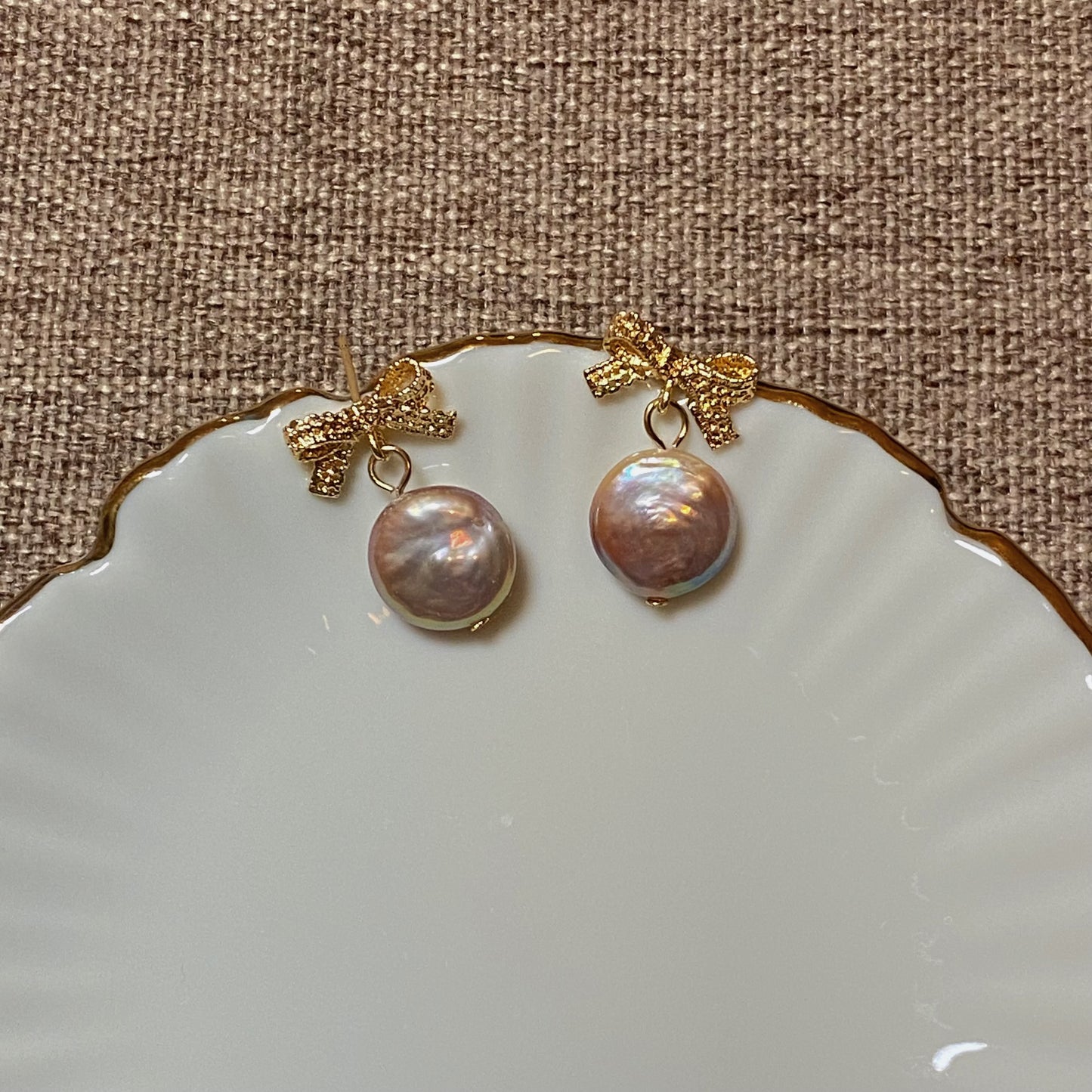 Collection Ephemeral - Pearl earrings