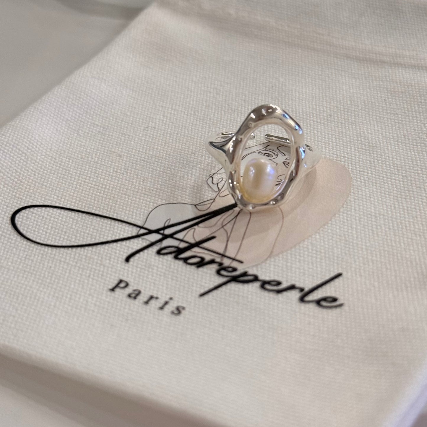 The Marais Collection — Pearl rings