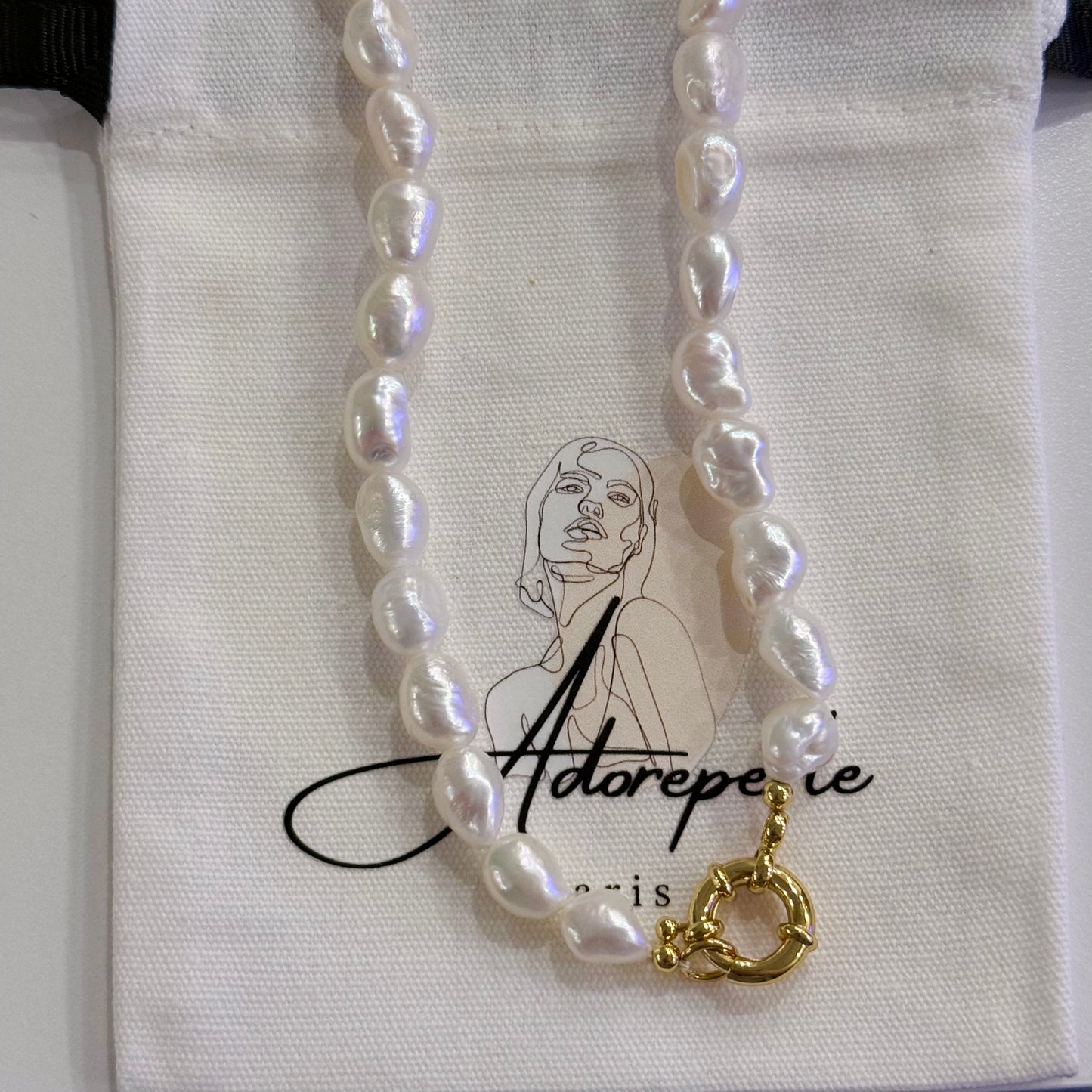 The Marais Collection — Pearl necklaces