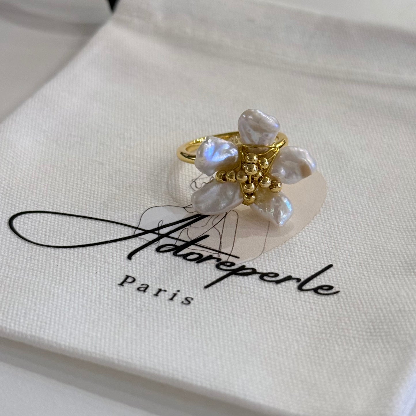 The Marais Collection — Pearl rings