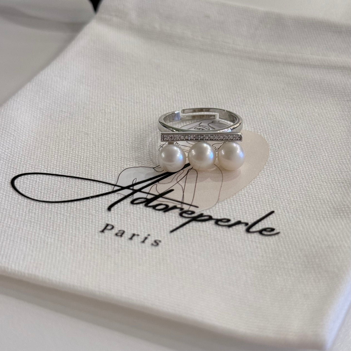 The Marais Collection — Pearl rings