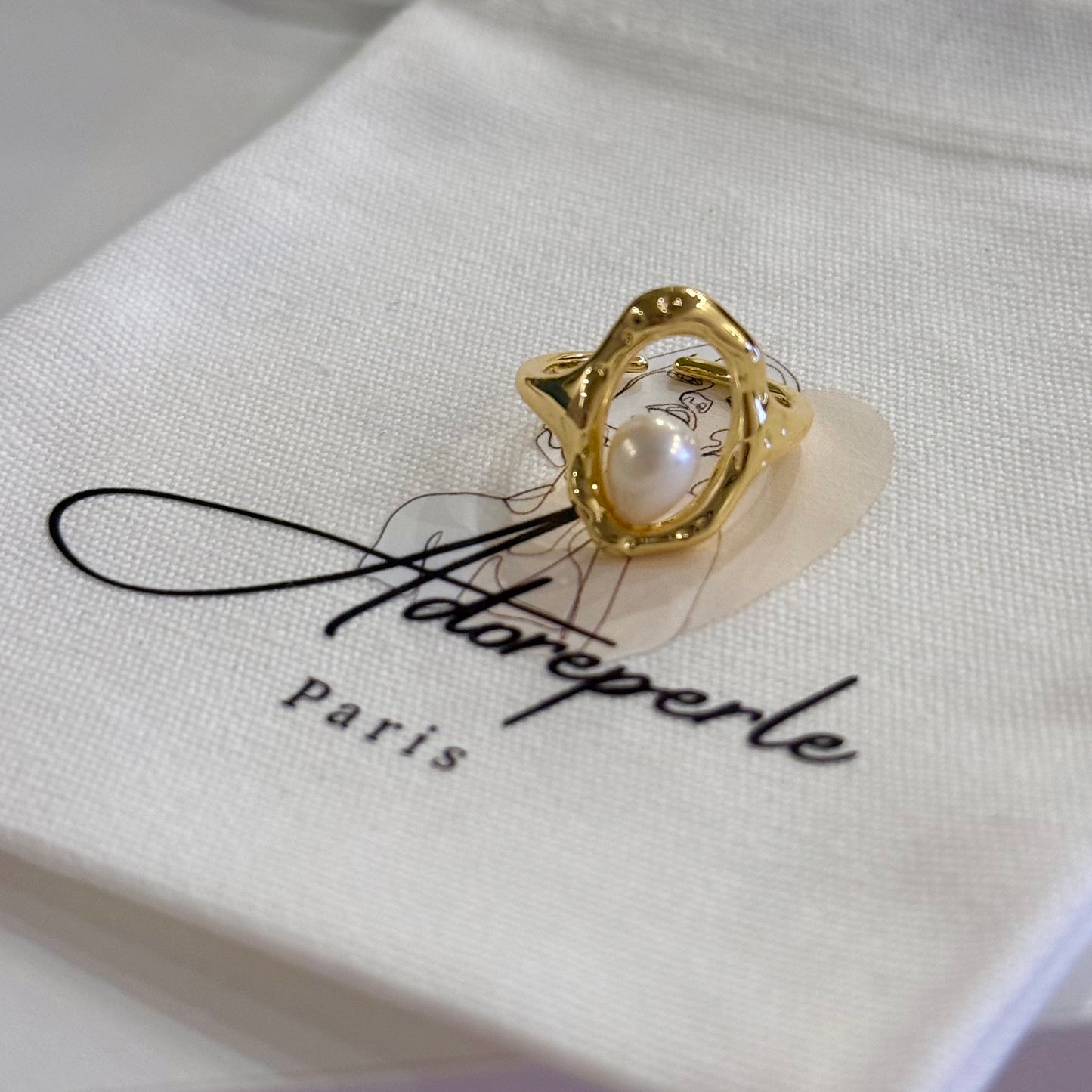 The Marais Collection — Pearl rings