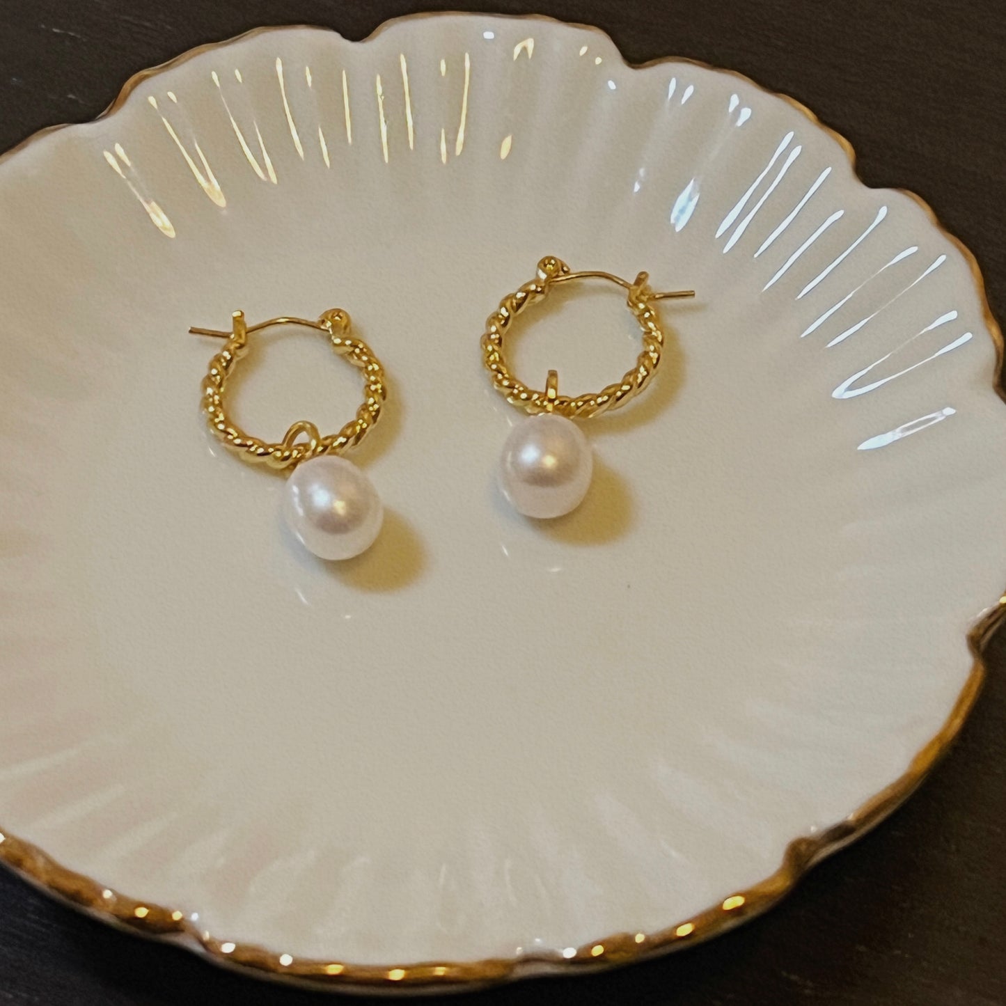 Collection Ephemeral - Pearl earrings