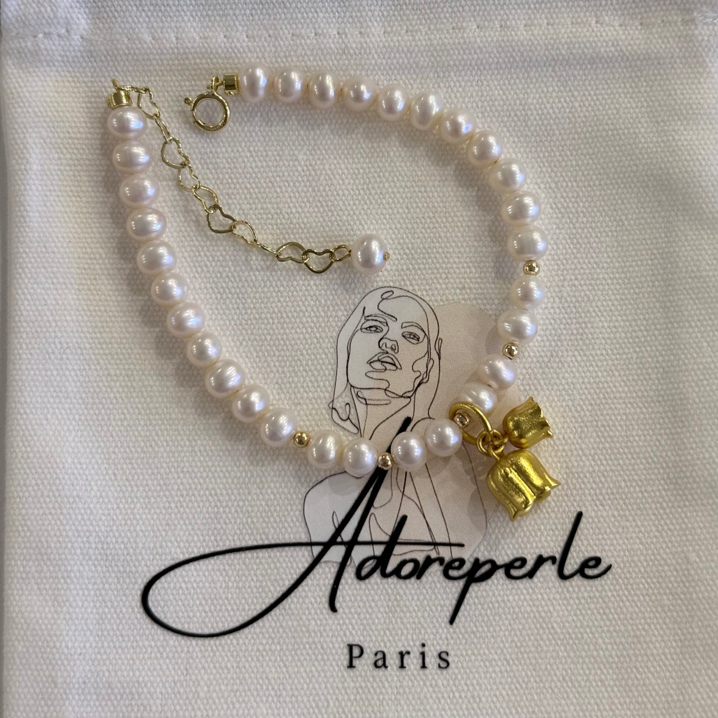 The Marais Collection — Pearl bracelets