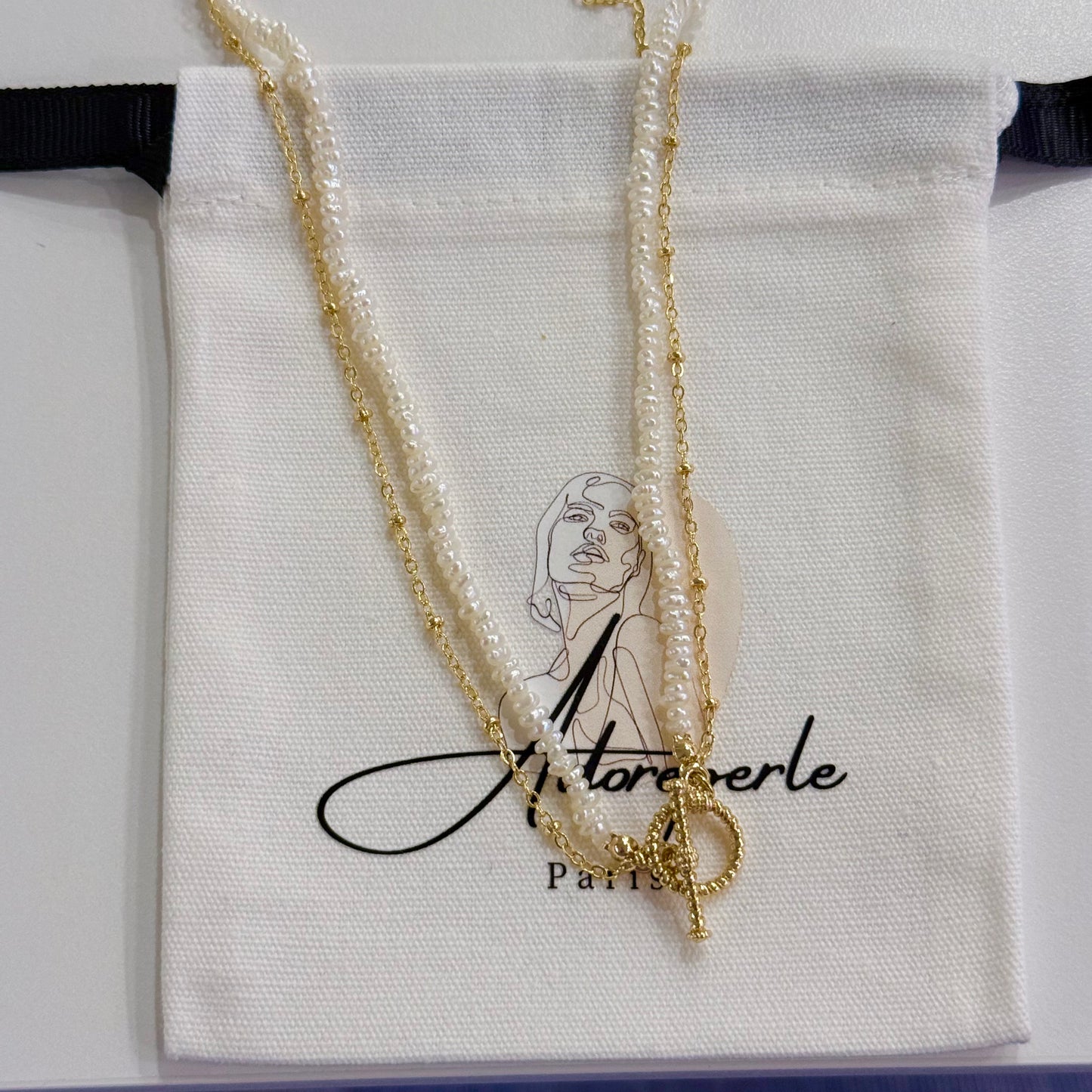 The Marais Collection — Pearl necklaces