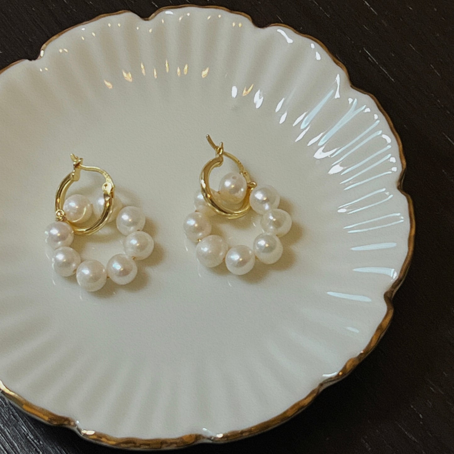 Collection Ephemeral - Pearl earrings