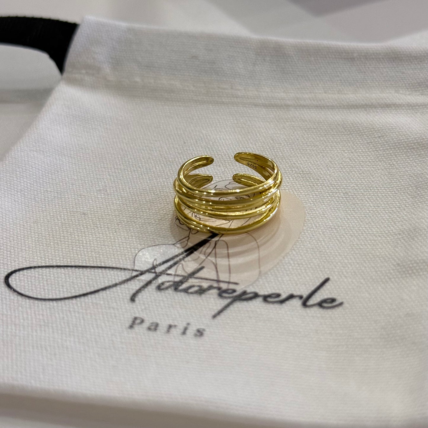 The Marais Collection — Minimalist rings (Gold)