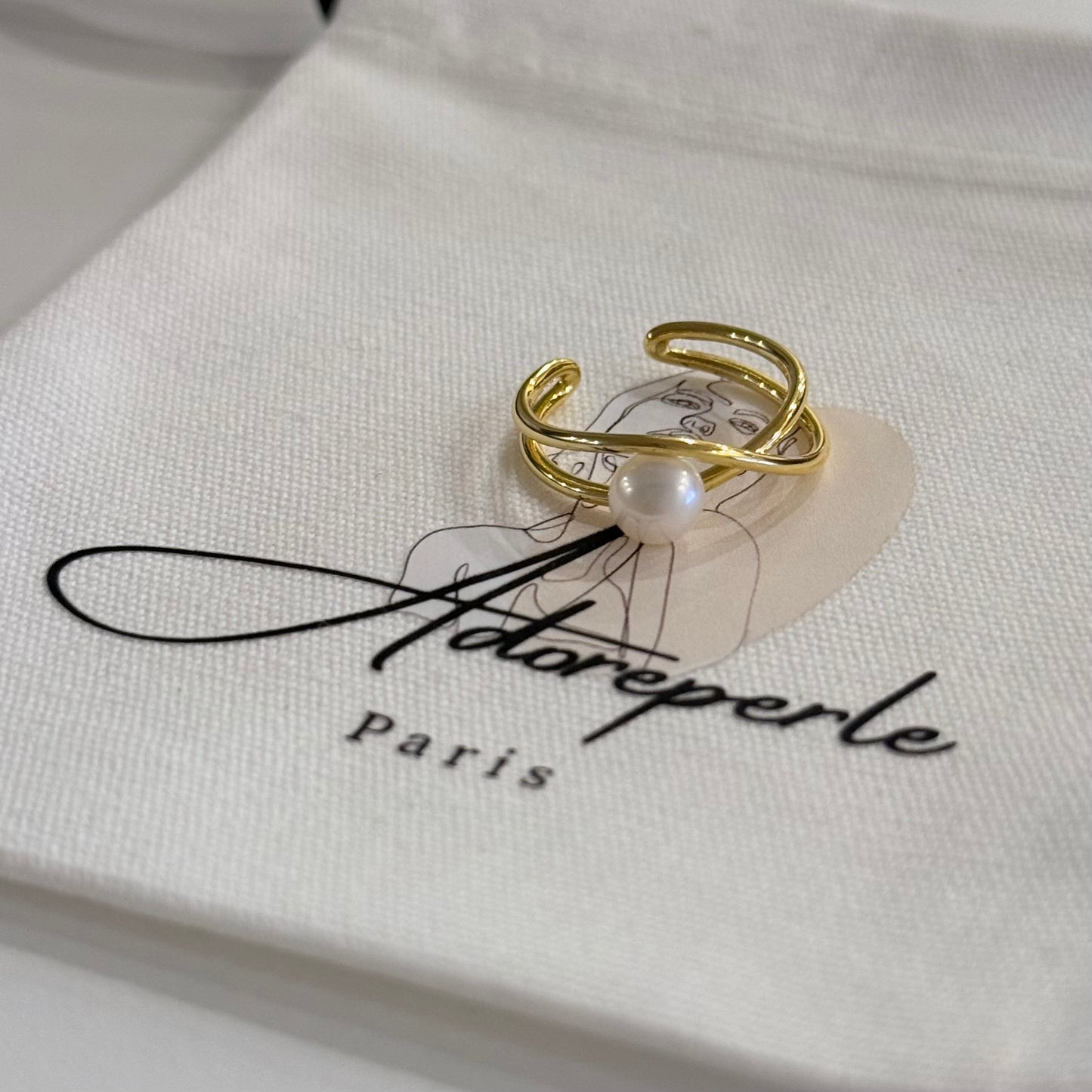 The Marais Collection — Pearl rings
