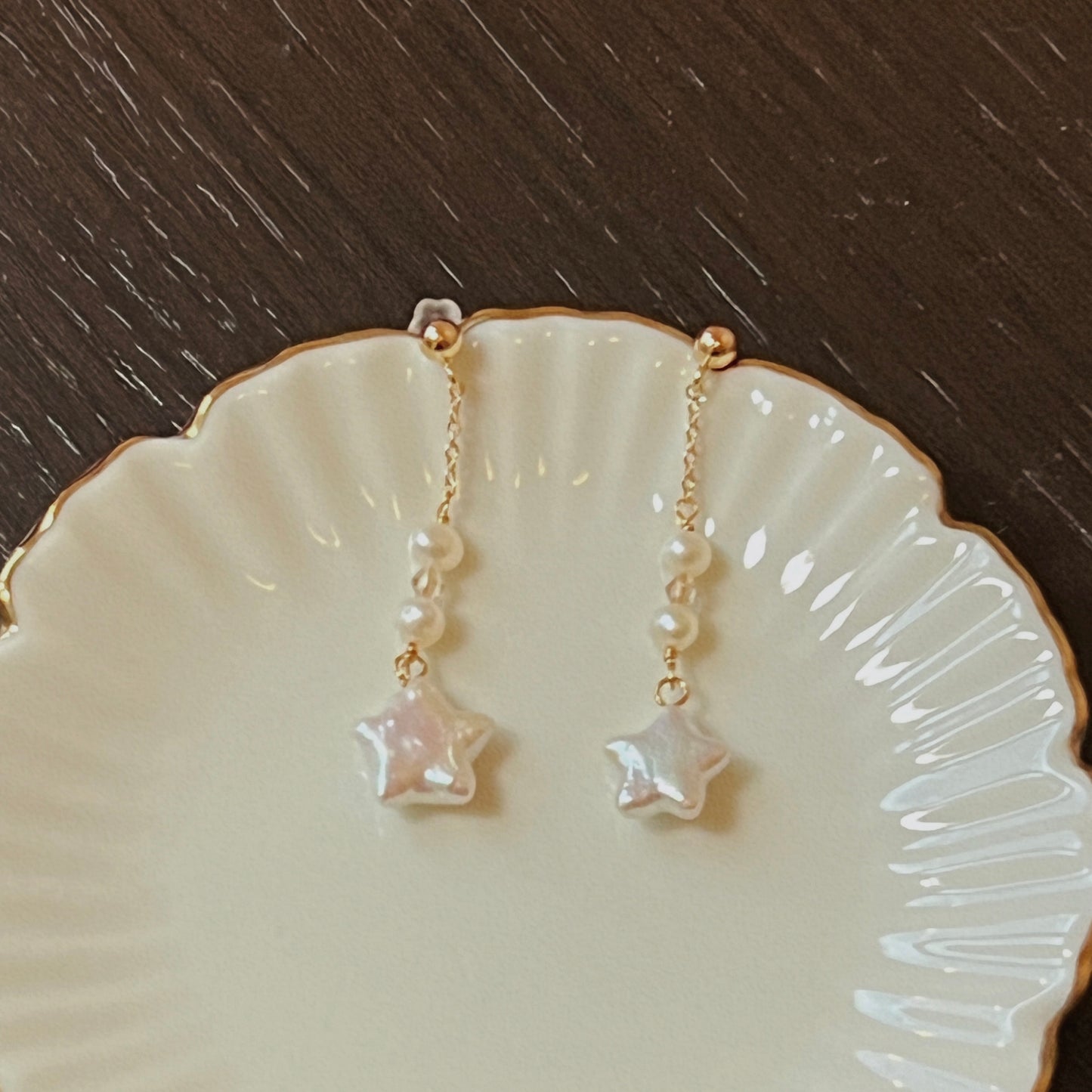 Collection Ephemeral - Pearl earrings